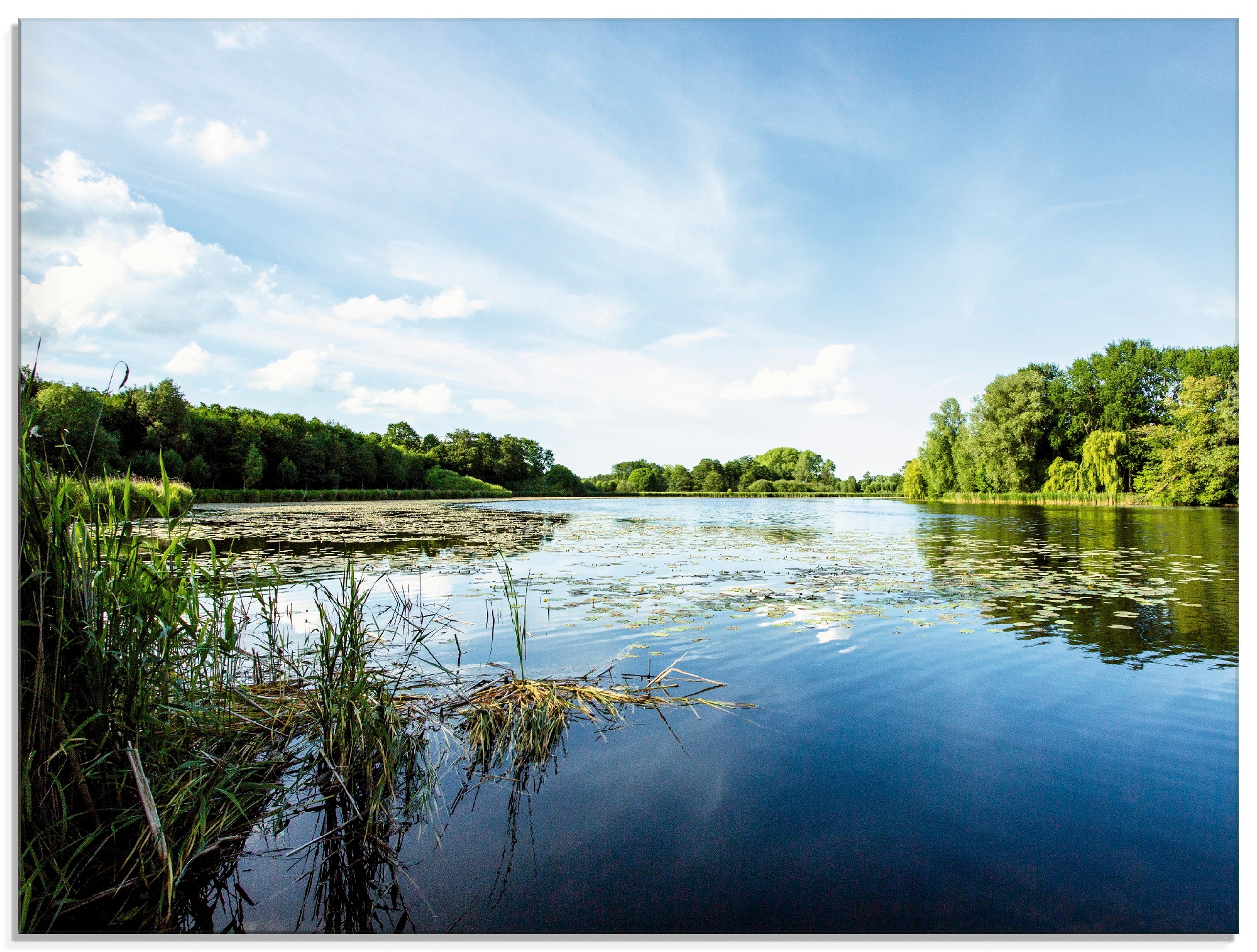 Artland Glasbild "Idylle pur", Gewässer, (1 St.), in verschiedenen Größen günstig online kaufen