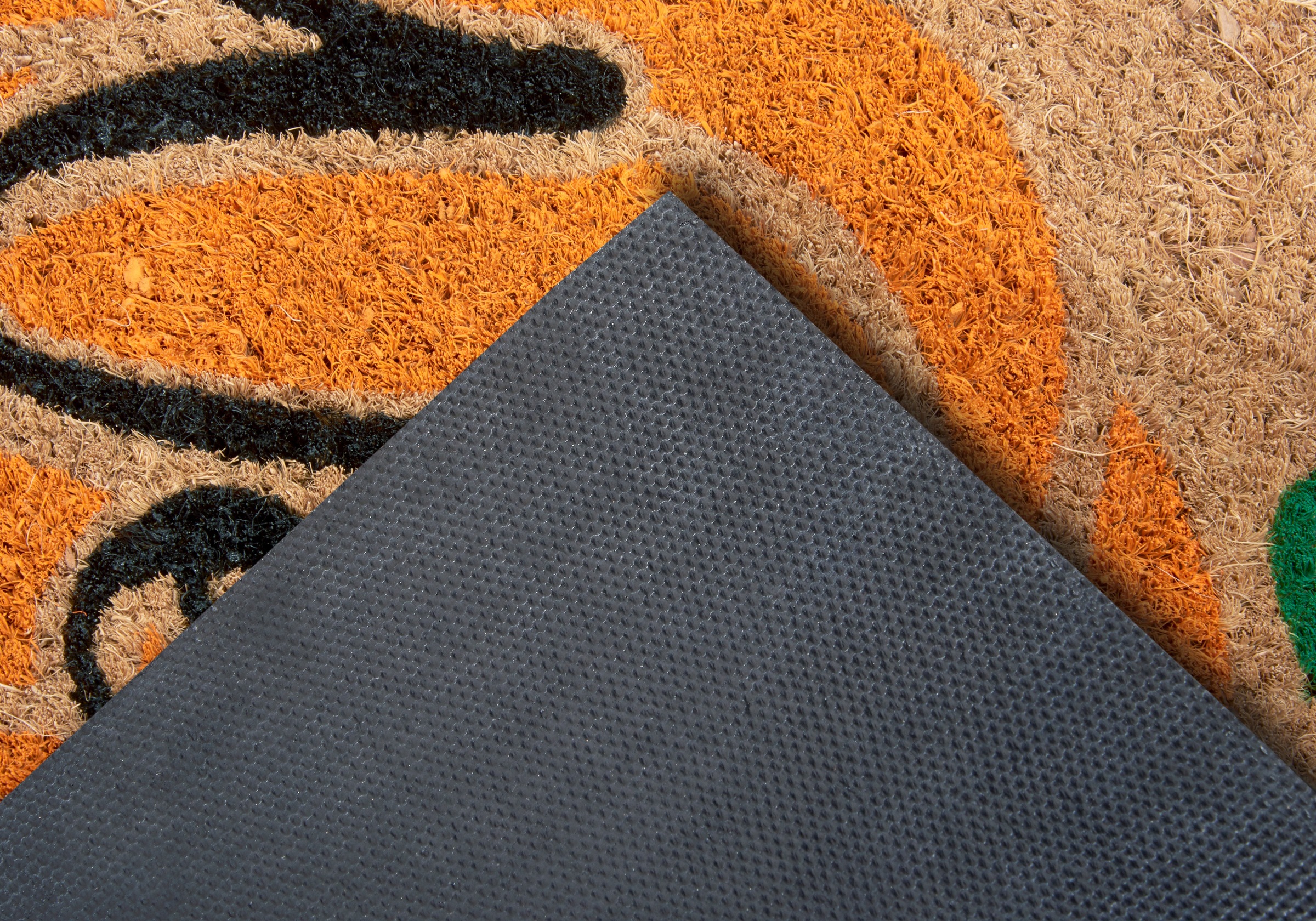 HANSE Home Fußmatte »Mix Mats Kokos Welcome Pumpkin, Türmatte«, rechteckig, 15 mm Höhe, Kokos, Schmutzfangmatte, Outdoor, Rutschfest, Innen, Kokosmatte, Flur