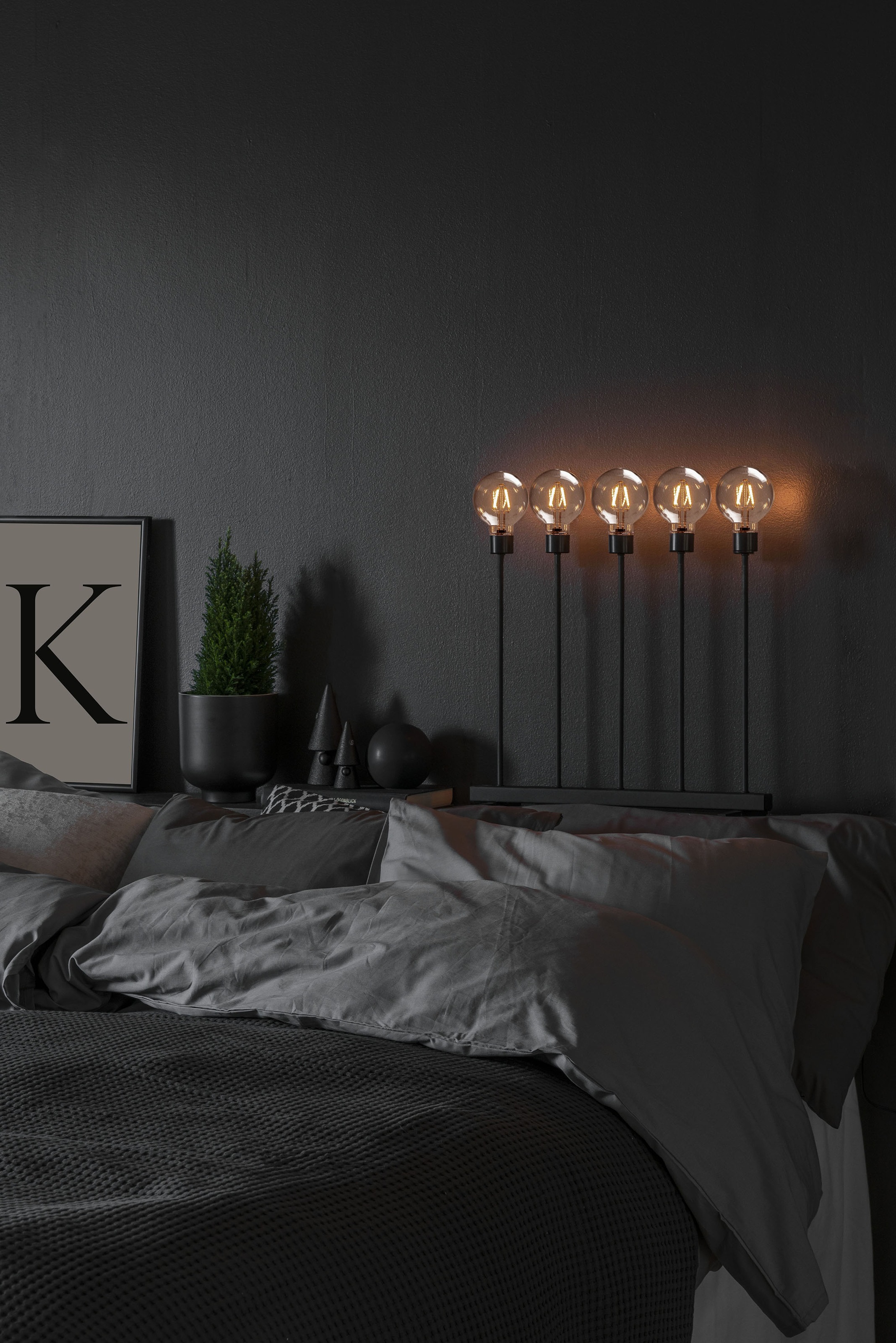 KONSTSMIDE LED Fensterleuchter, 5 flammig, Leuchtmittel LED-Modul   LED wec günstig online kaufen