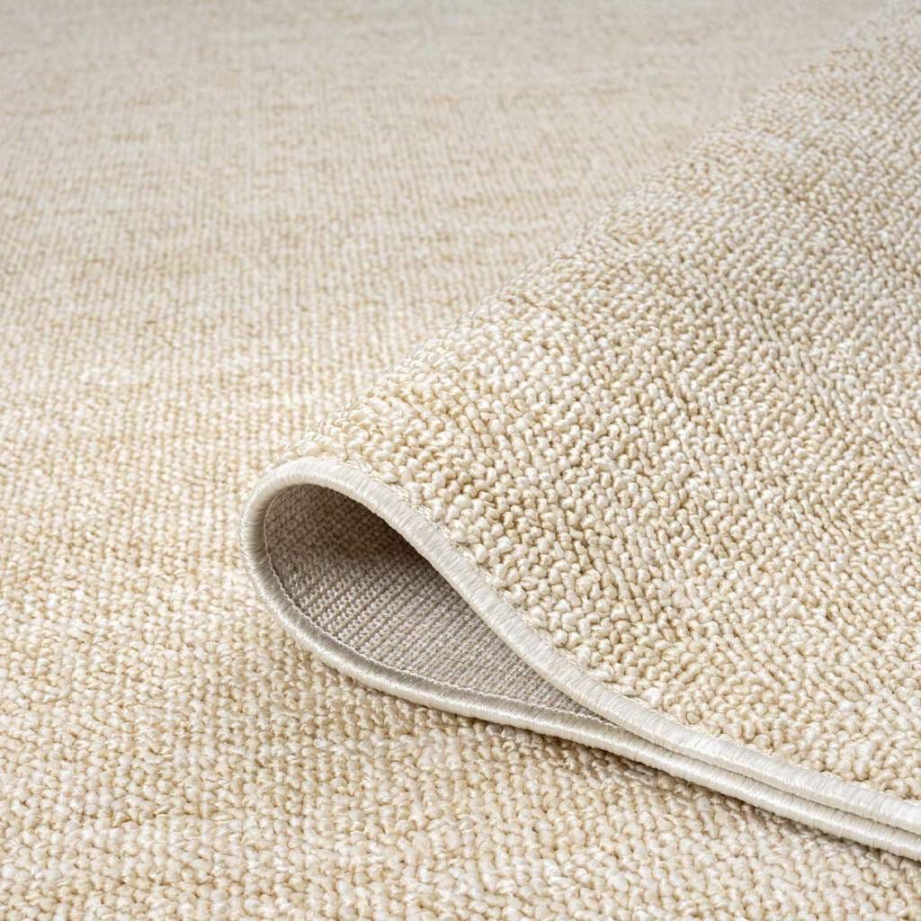 Carpet City Teppich »CLASICO 0052«, rechteckig, 11 mm Höhe, Läufer, Kurzflor, Hochtief-Muster, Boho, Fransen, Wohnzimmer