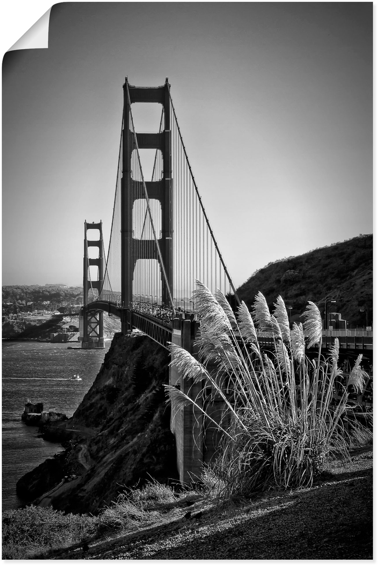 Artland Wandbild »San Francisco Golden Gate Bridge«, Amerika, (1 St.), als günstig online kaufen