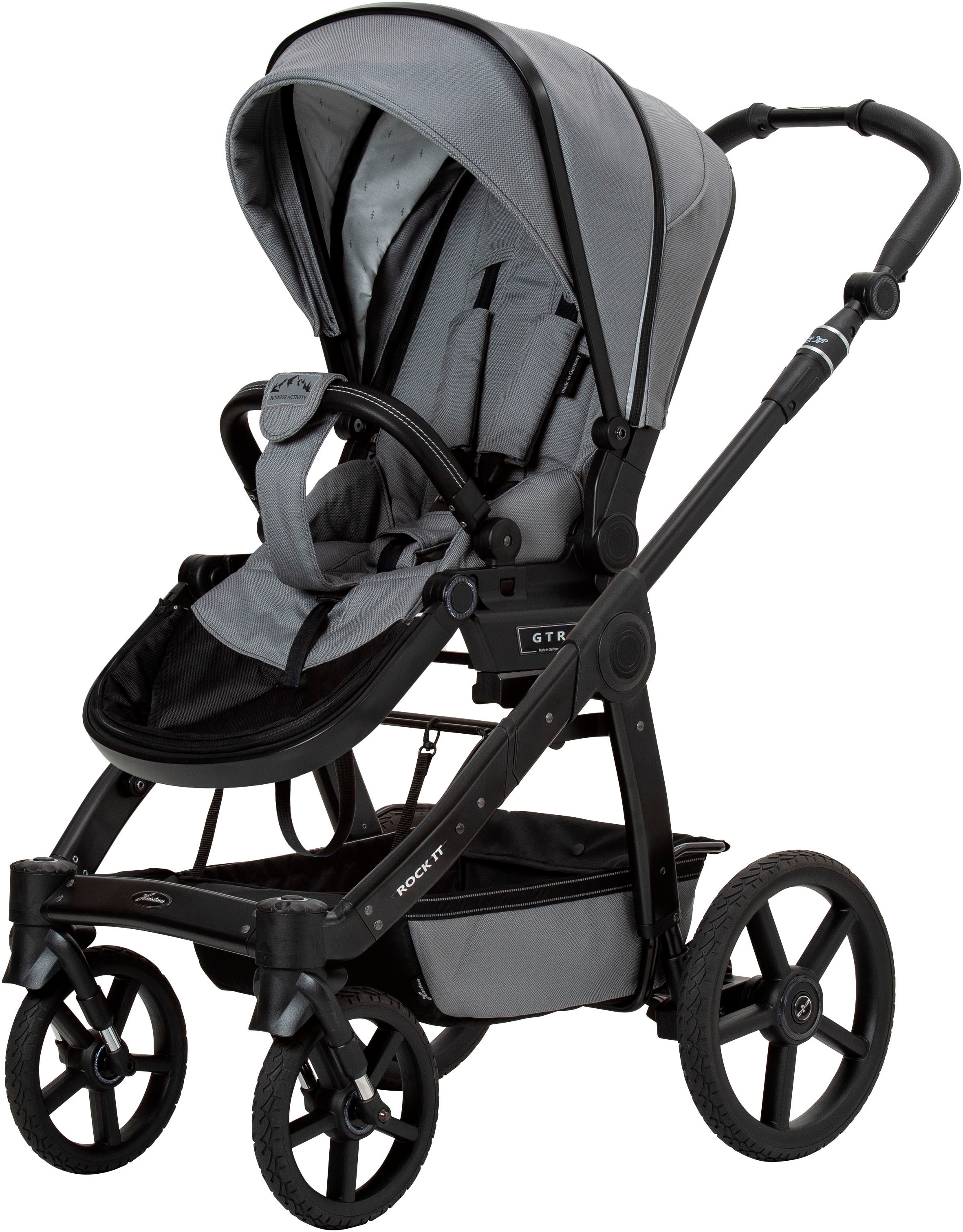 Hartan Kombi-Kinderwagen »Rock it GTR Outdoor mit Handbremse«, Made in Germany