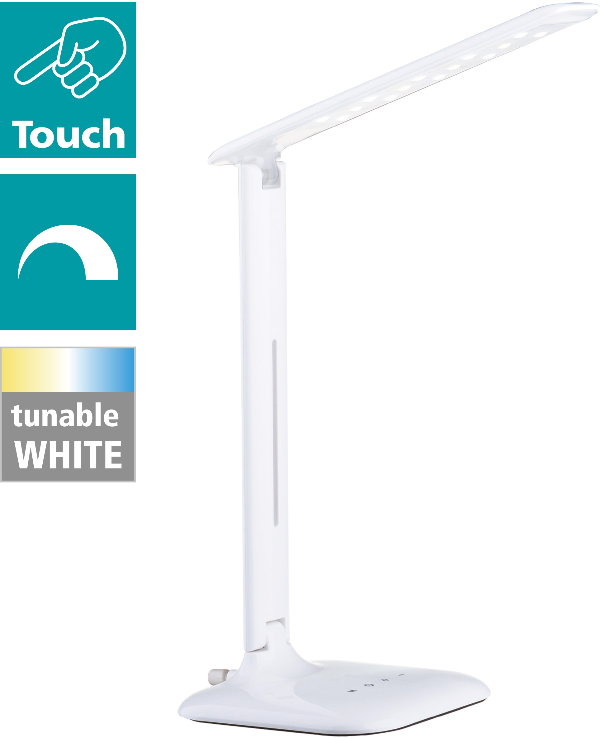 EGLO Tischleuchte »CAUPO«, 1 flammig, Leuchtmittel LED-Board   LED fest int günstig online kaufen