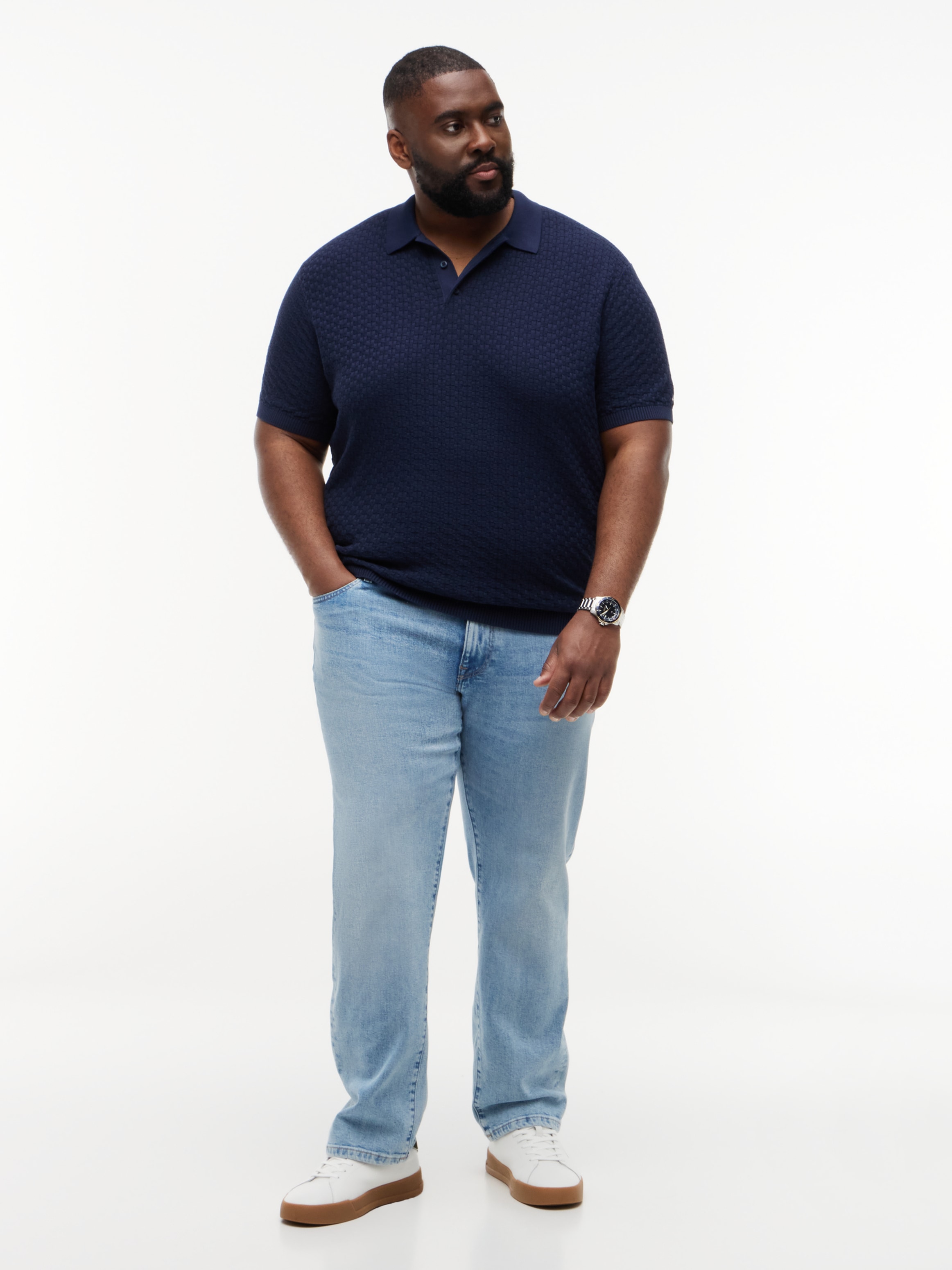 Tommy Hilfiger Big & Tall Poloshirt »BT-GMD STRUCTURE« Große Größen, mit Struktur
