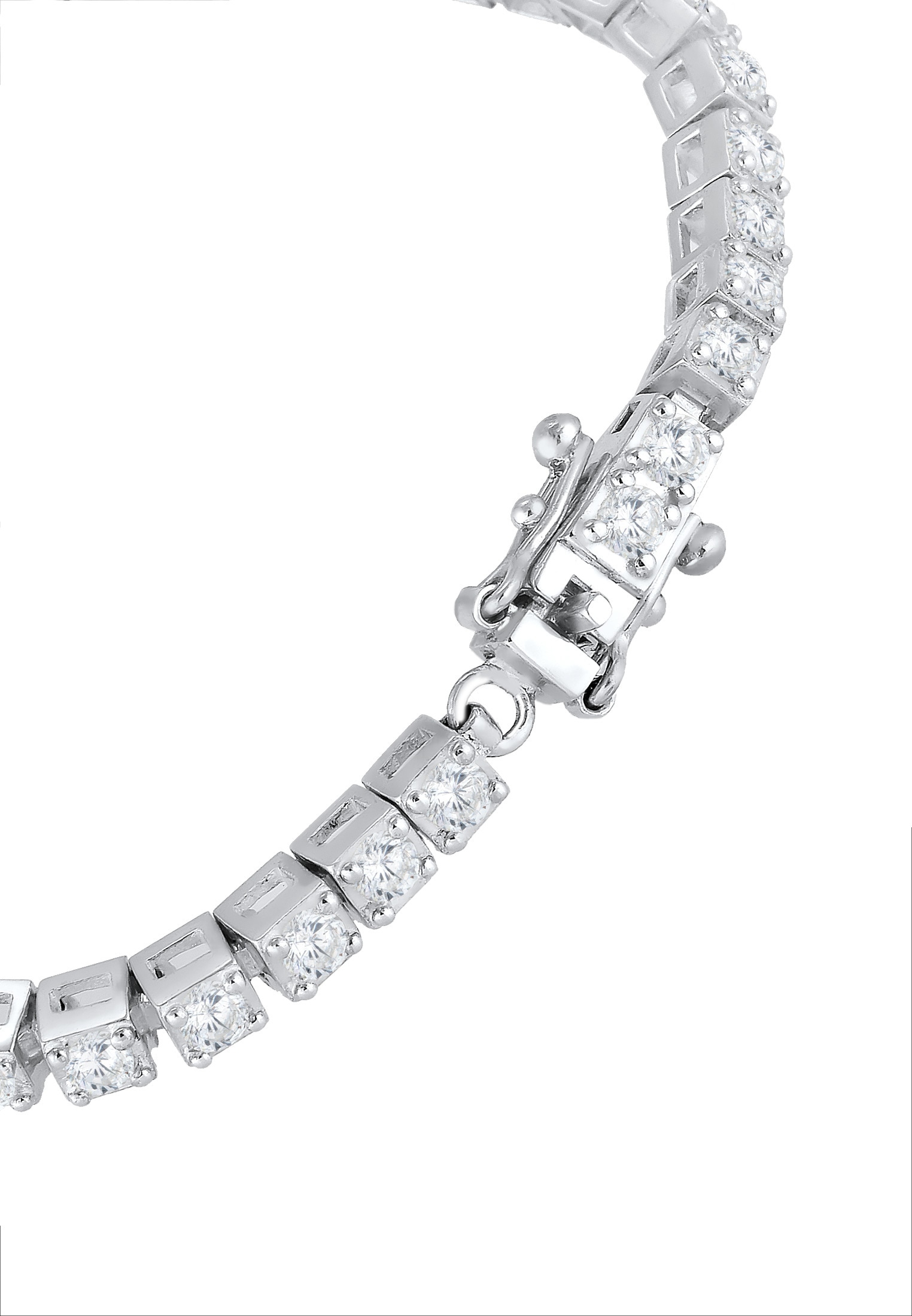 Elli Premium Armband »Tennisarmband mit Zirkonia Kristalle 925 Silber«