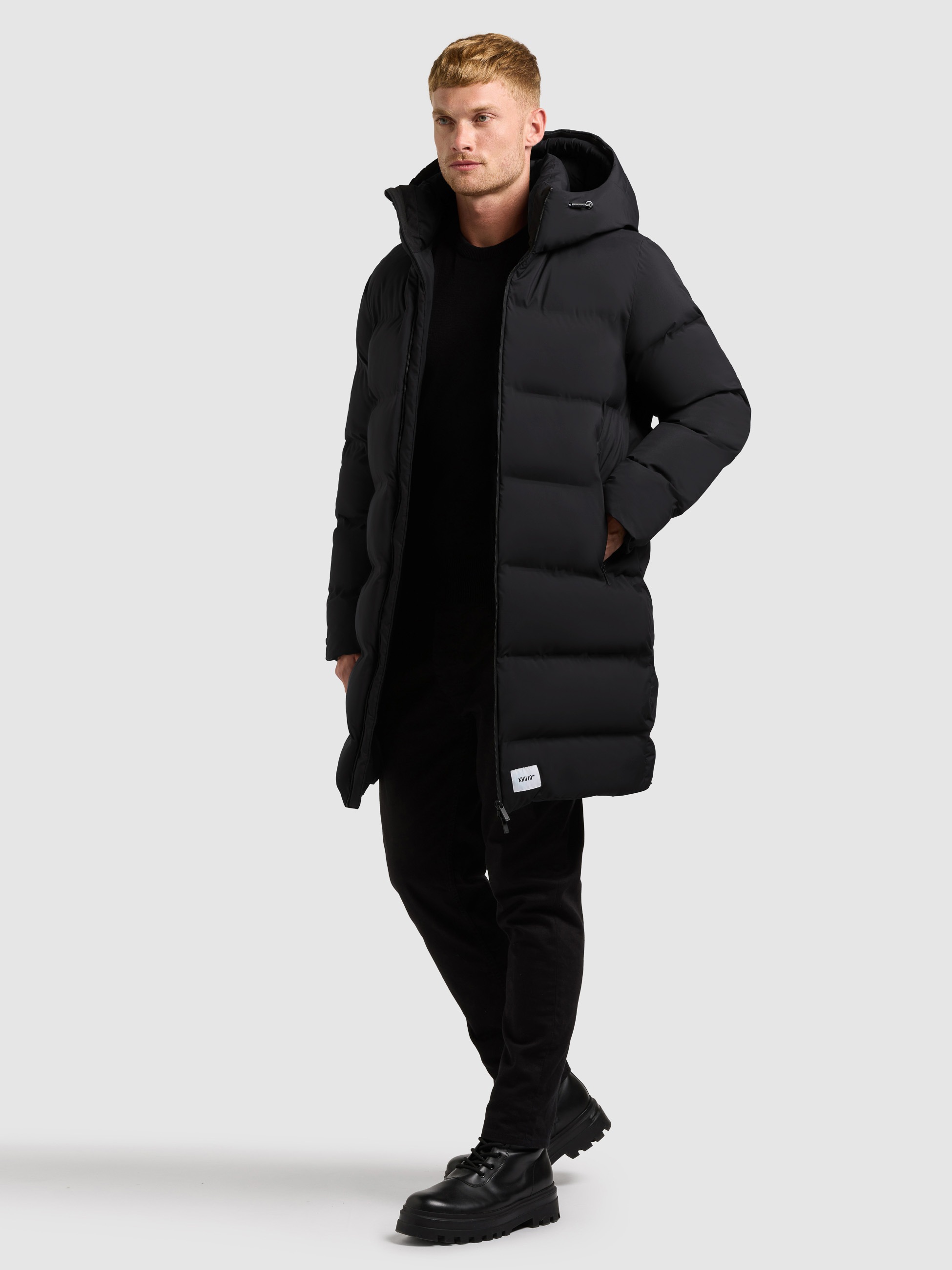 khujo Steppmantel »CAIUS3« mit praktischem 2-Wege-Reißverschluss
