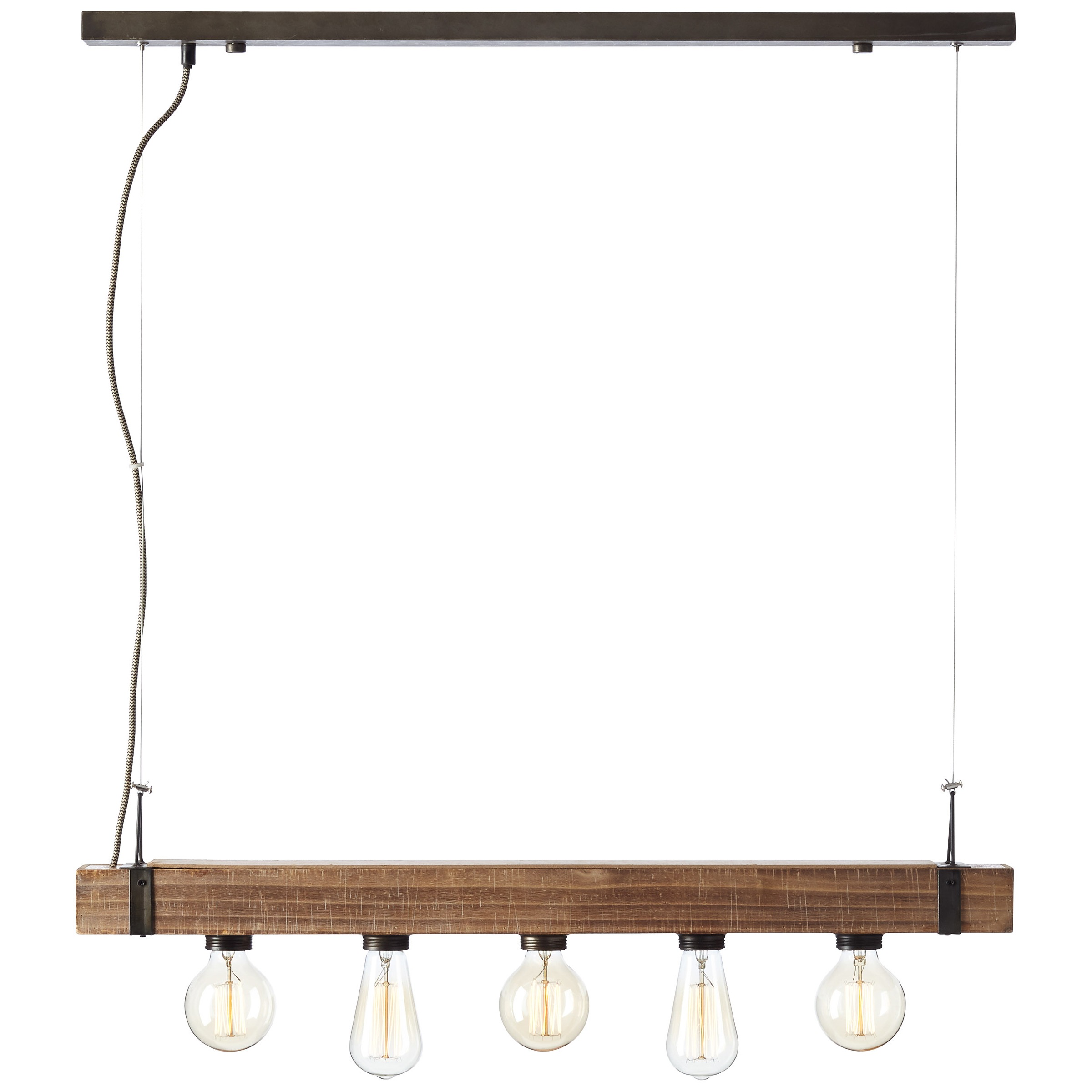 Brilliant Pendelleuchte »Woodhill«, 5 flammig, Leuchtmittel E27   ohne Leuc günstig online kaufen