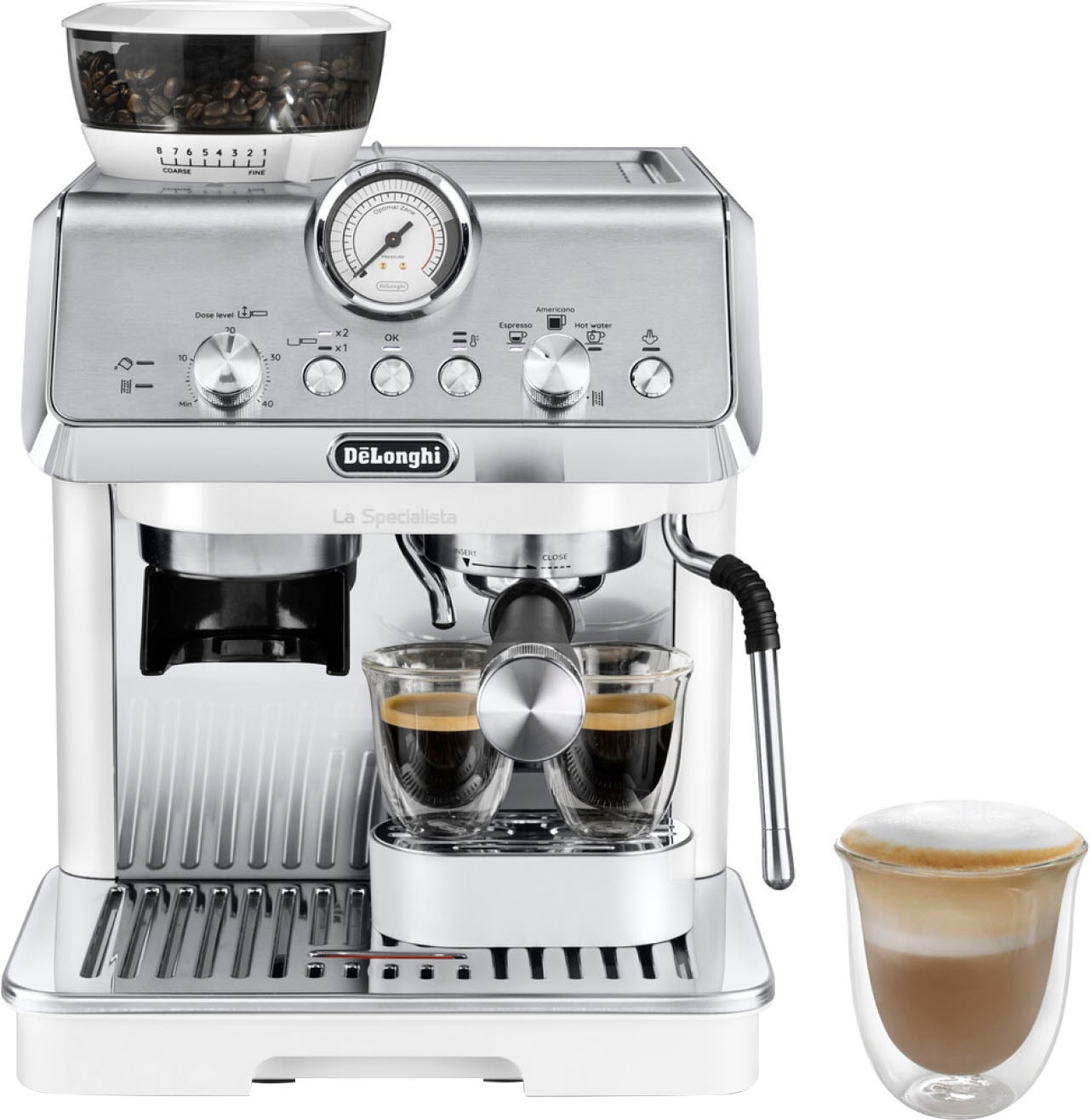 De'Longhi Espressomaschine »LA SPECIALISTA EC9155.W«, weiß, Siebträger mit günstig online kaufen