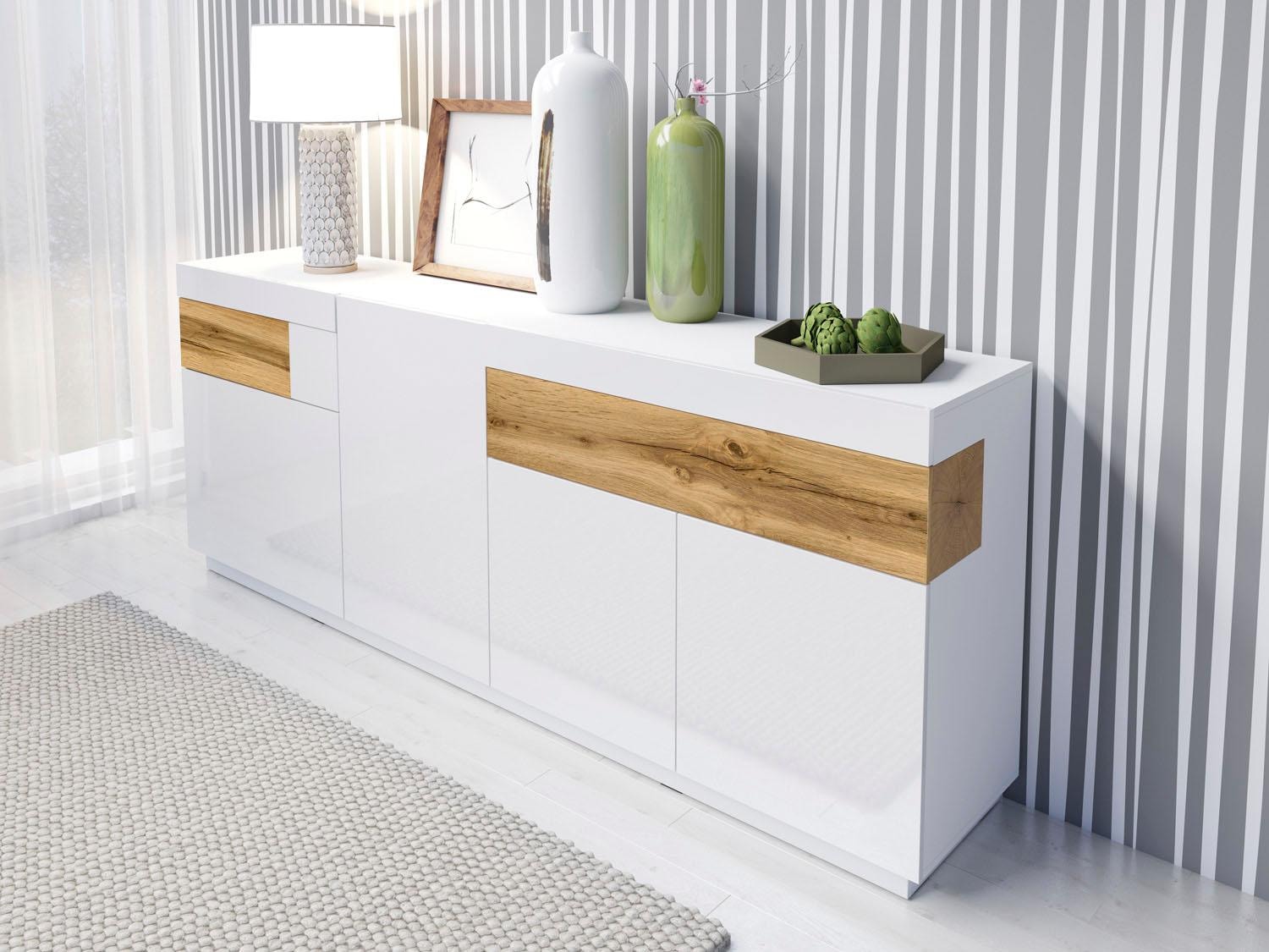 INOSIGN Sideboard »SILKE« Breite 218, 5 cm