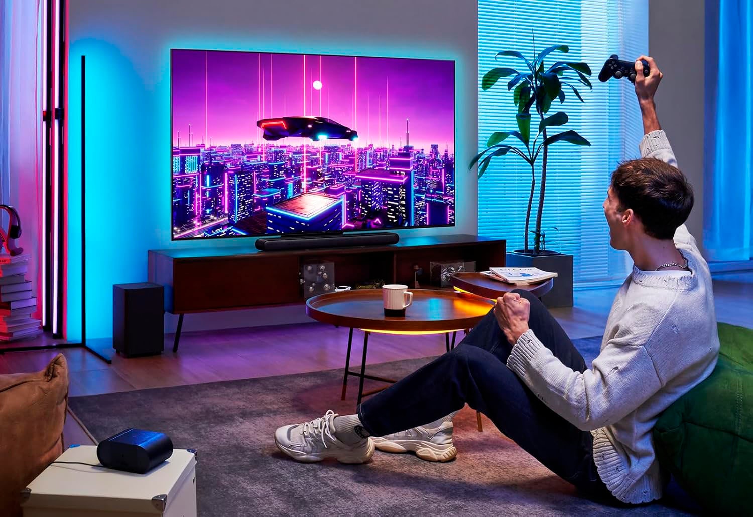 TCL QLED Mini LED-Fernseher »98Q7CX7«, 4K Ultra HD, Google TV-Smart-TV, Audio von Bang & Olufsen, Präzises Dimming, Smart TV, Apple TV, 4K HDR