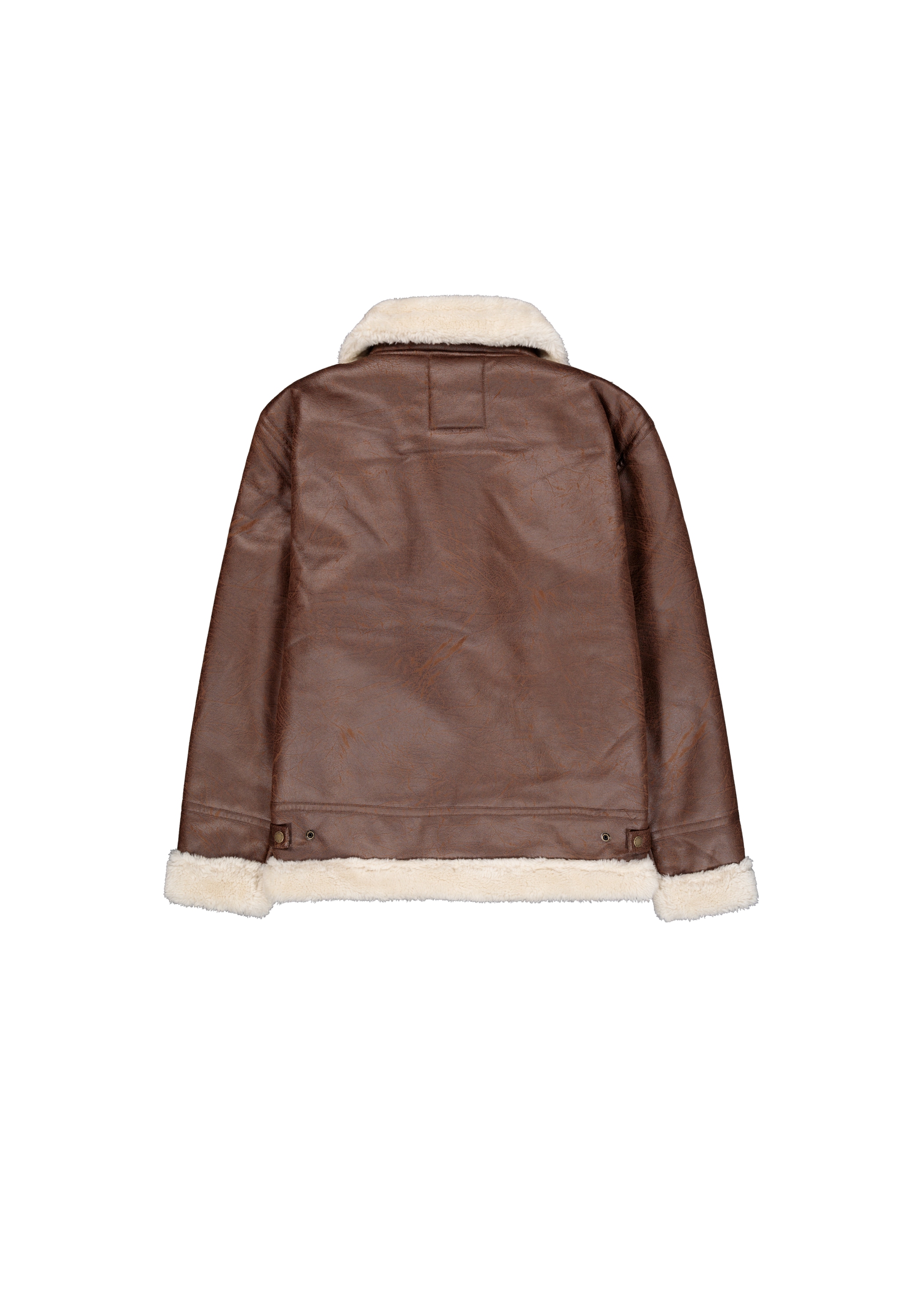 Alpha Industries Lederjacke »Alpha Industries Men - Bomber Jackets B-3 Faux Leather«