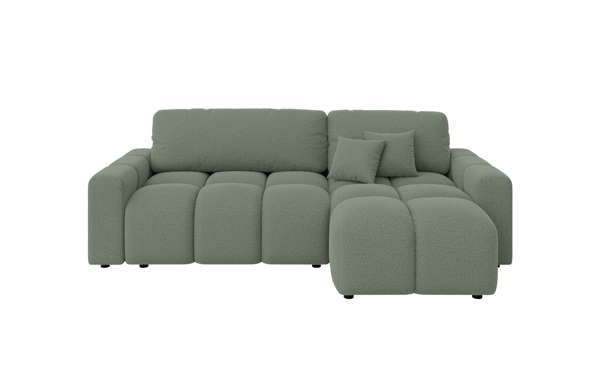 INOSIGN Ecksofa »FELICI, Schlafsofa 233cm, L-Form mit Recamiere beidseitig montierbar«, Designsofa mit Bettfunktion und Bettkasten, Maße B/T/H: 233/142/88 cm