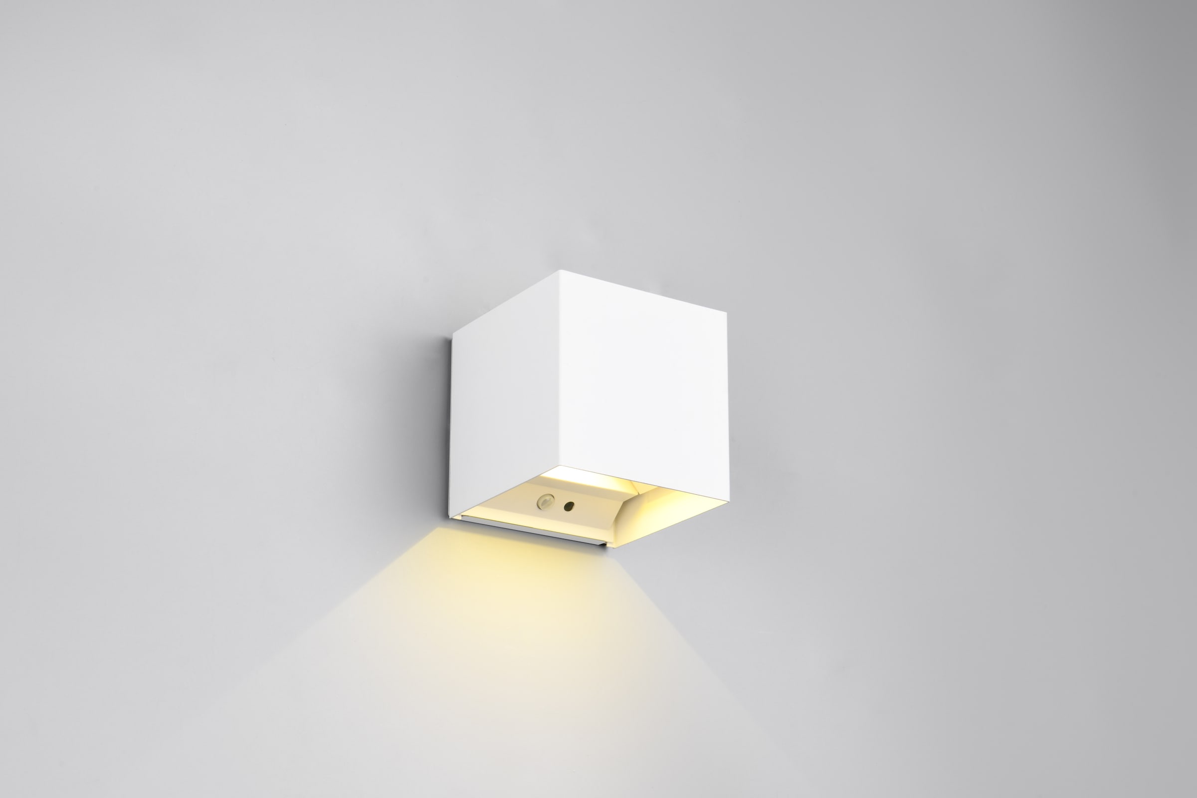 REALITY Leuchten LED Wandleuchte »TALENT, LED Wandlampe mit Magnet Wandhalterung, up-and-down Licht IP44«, 2 flammig, Leuchtmittel LED-Board | LED fest integriert, Bewegungsmelder Dämmerungssensor Akkubetrieb USB-Anschluss Schalter
