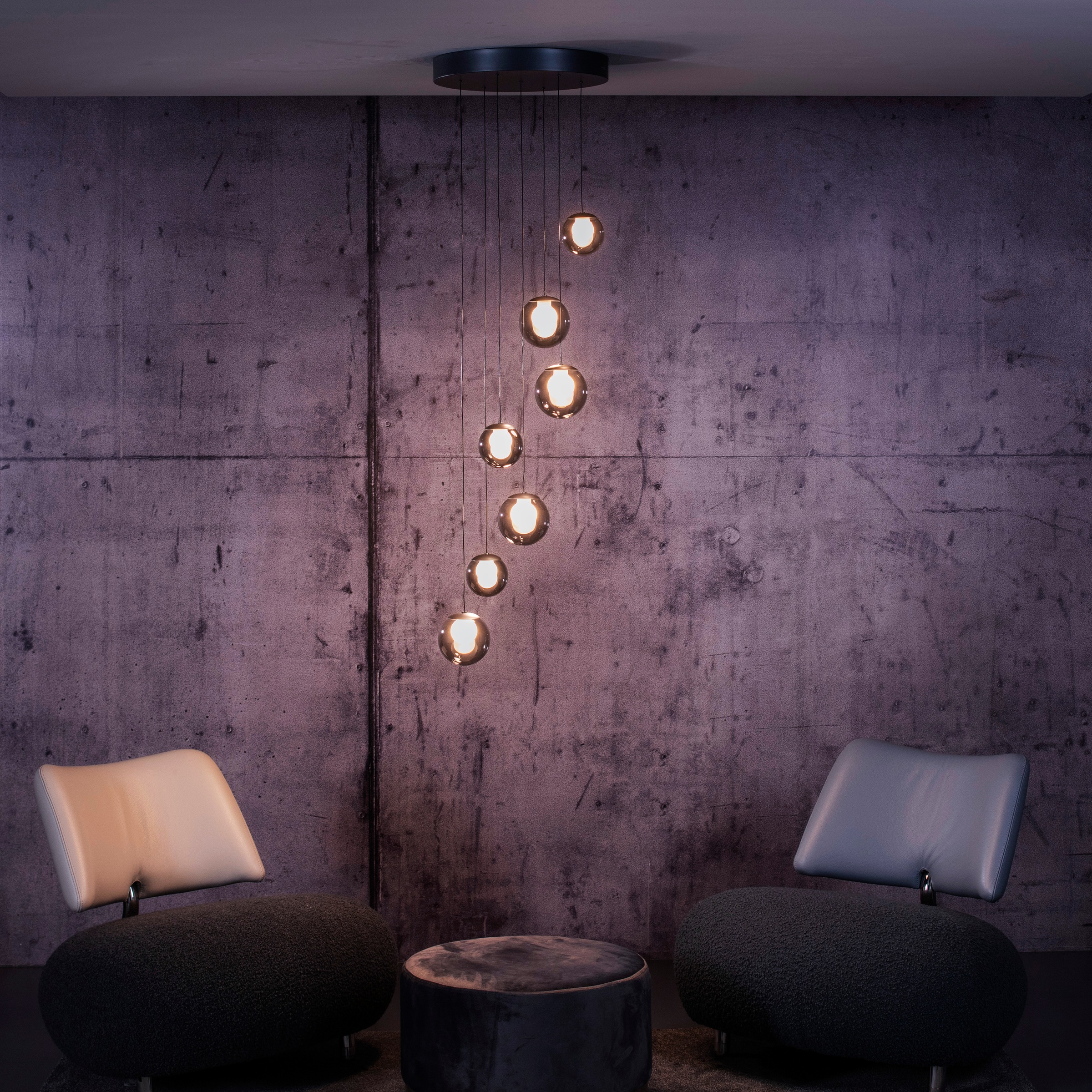 Neuhaus PURE LED Pendelleuchte »PURE Popup« LED-Board 1 Stk. warmweiß - kaltweiß Comfort Lift, CCT, dimmbar über Fernbedienung