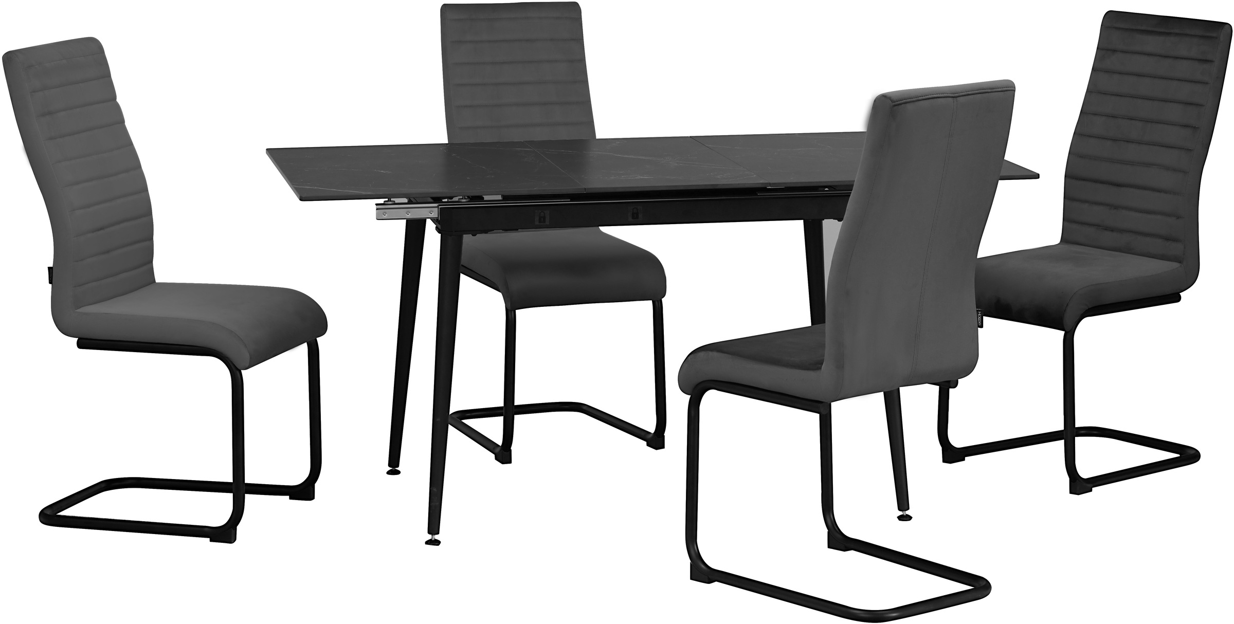 Home affaire Essgruppe »Elbach, TOPSELLER!«, (Set, 5 tlg.), Tisch ausziehba günstig online kaufen