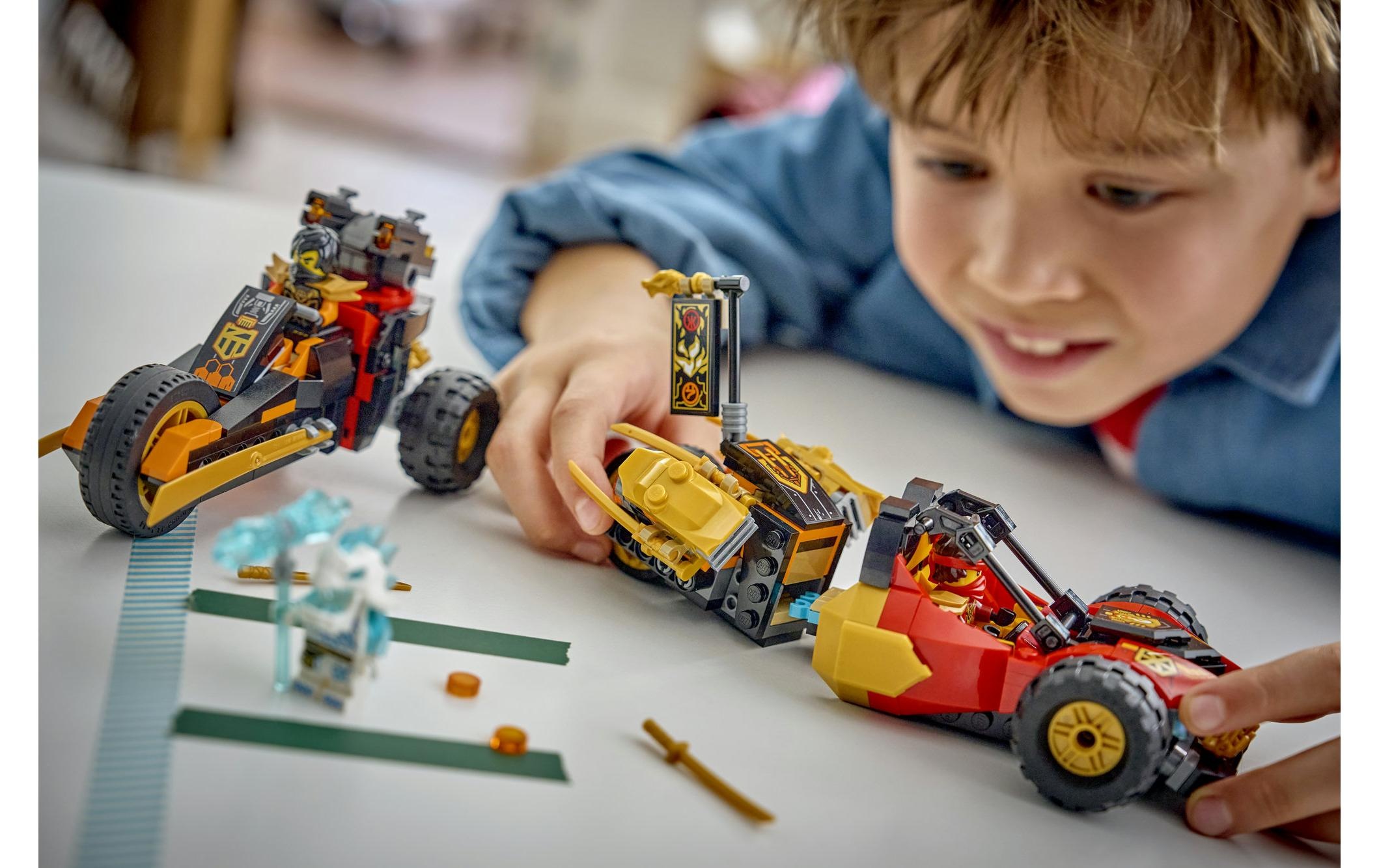 LEGO® Konstruktionsspielsteine »Kais und Coles Kombi-Flitzer (71864), LEGO Ninjago« Made in Europe