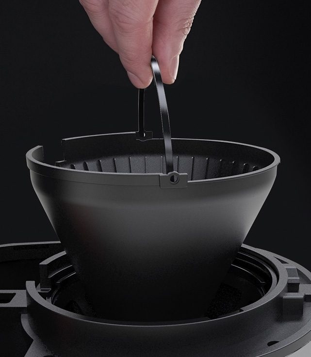 RUSSELL HOBBS Filterkaffeemaschine »Buckingham Dig. Glas 20680-56«, 1,25 l Kaffeekanne, 1x4, mit blauem Leuchtring