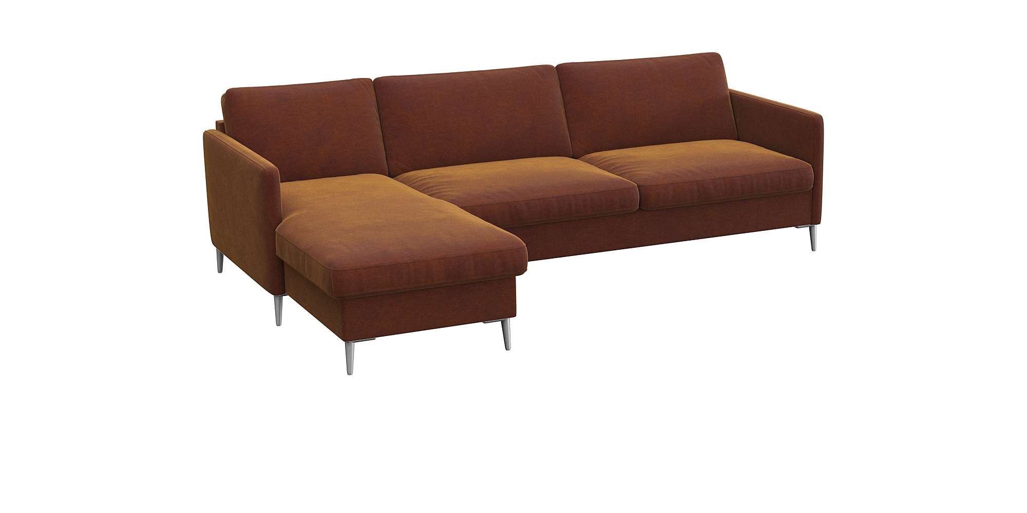 FLEXLUX Ecksofa »Fiore, L-Form, bequem und komfortabel durch hochwertigem S günstig online kaufen
