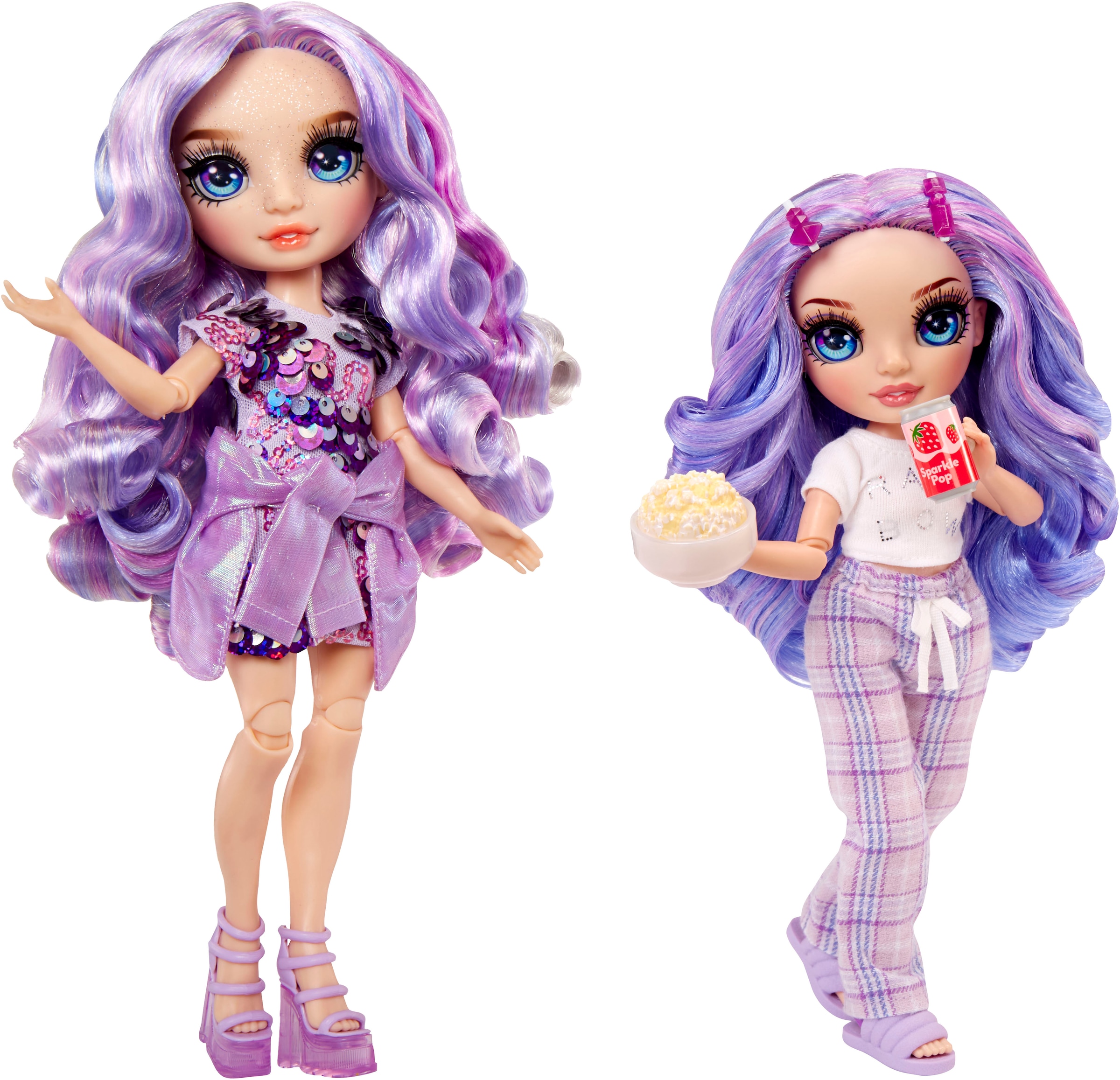 3. Bild von RAINBOW HIGH Anziehpuppe »Junior High PJ Party Fashion Doll Violet (Purple)«