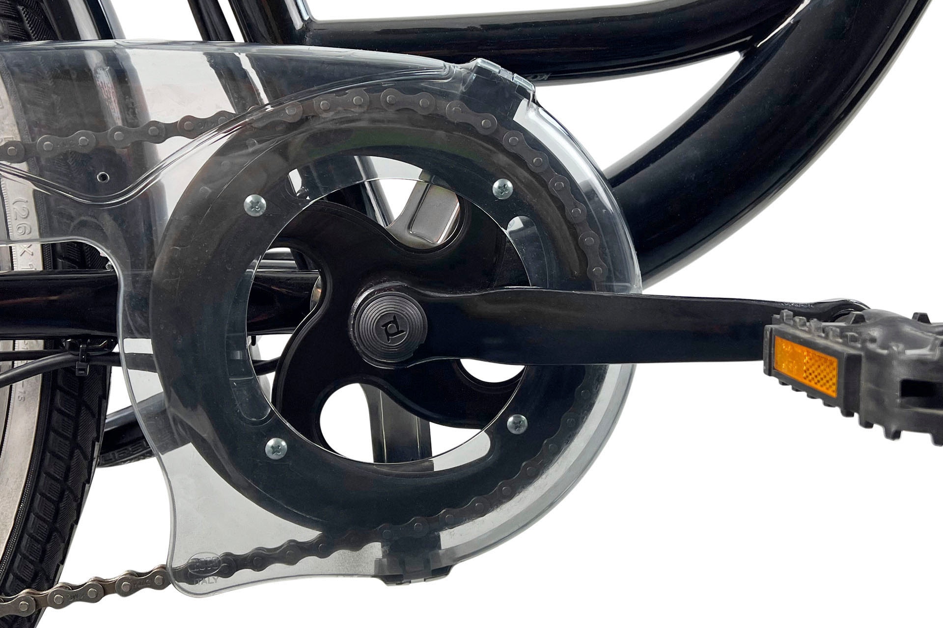 LLobe E-Bike »City E-Bike 26" Shopper schwarz«, Shimano, Tourney, Heckmotor 250 W