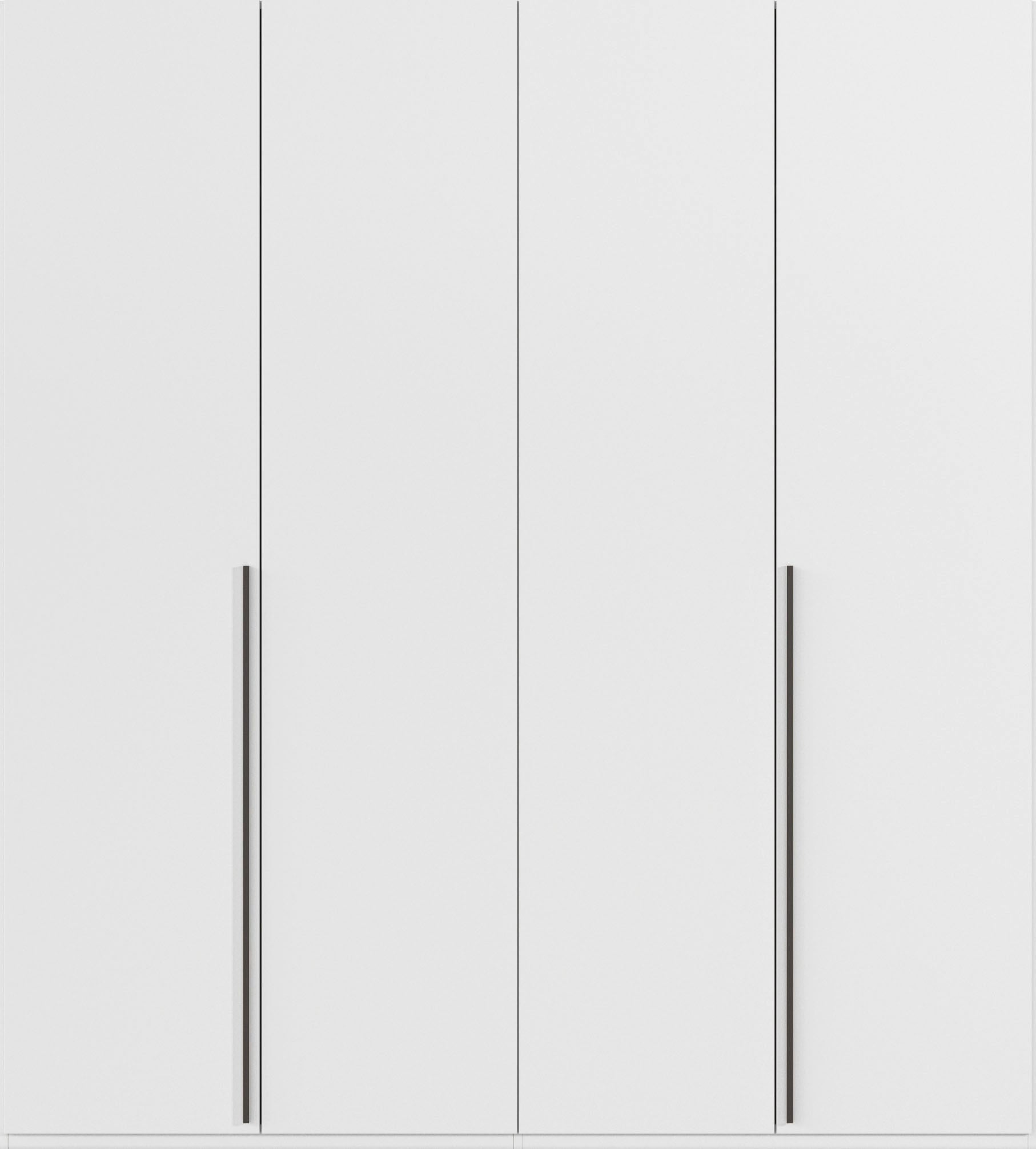 rauch Drehtürenschrank »Kleiderschrank Schrank Garderobe Wäscheschrank BESTSELLER MONTCLAR« 3 Ausstattungen BASIC/CLASSIC/PREMIUM, Breiten 201/251/301/350/400 cm,  Front in Glas/Hochglanz/Dekor/Grauspiegel in 5 Breiten MADE IN GERMANY