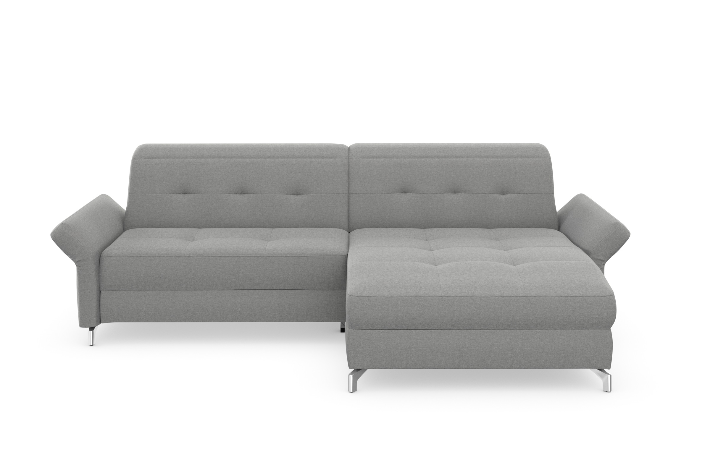 Home affaire Ecksofa »Maredo L-Form« Federkern, wahlweise auch mit Kopfteil günstig online kaufen