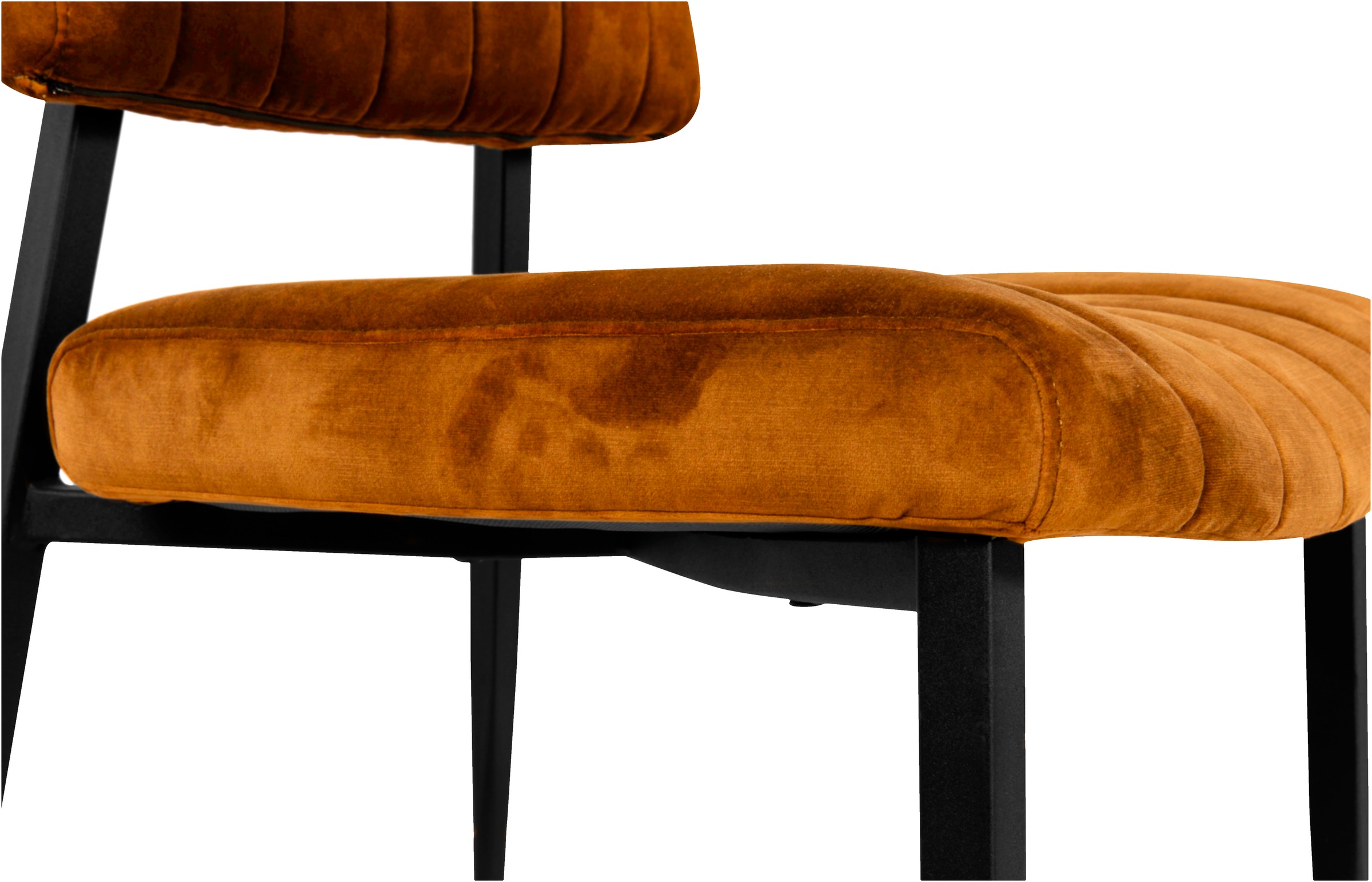 OMG Design Esszimmerstuhl »Ivan«, (Set), 2 St., Stoff, pflegeleichter Samtvelour Bezug, Küchenstuhl