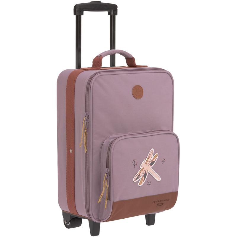 LÄSSIG Kinderkoffer »Adventure, Dragonfly« 18, 3 l 2 Rollen PETA-approved vegan Light Purple