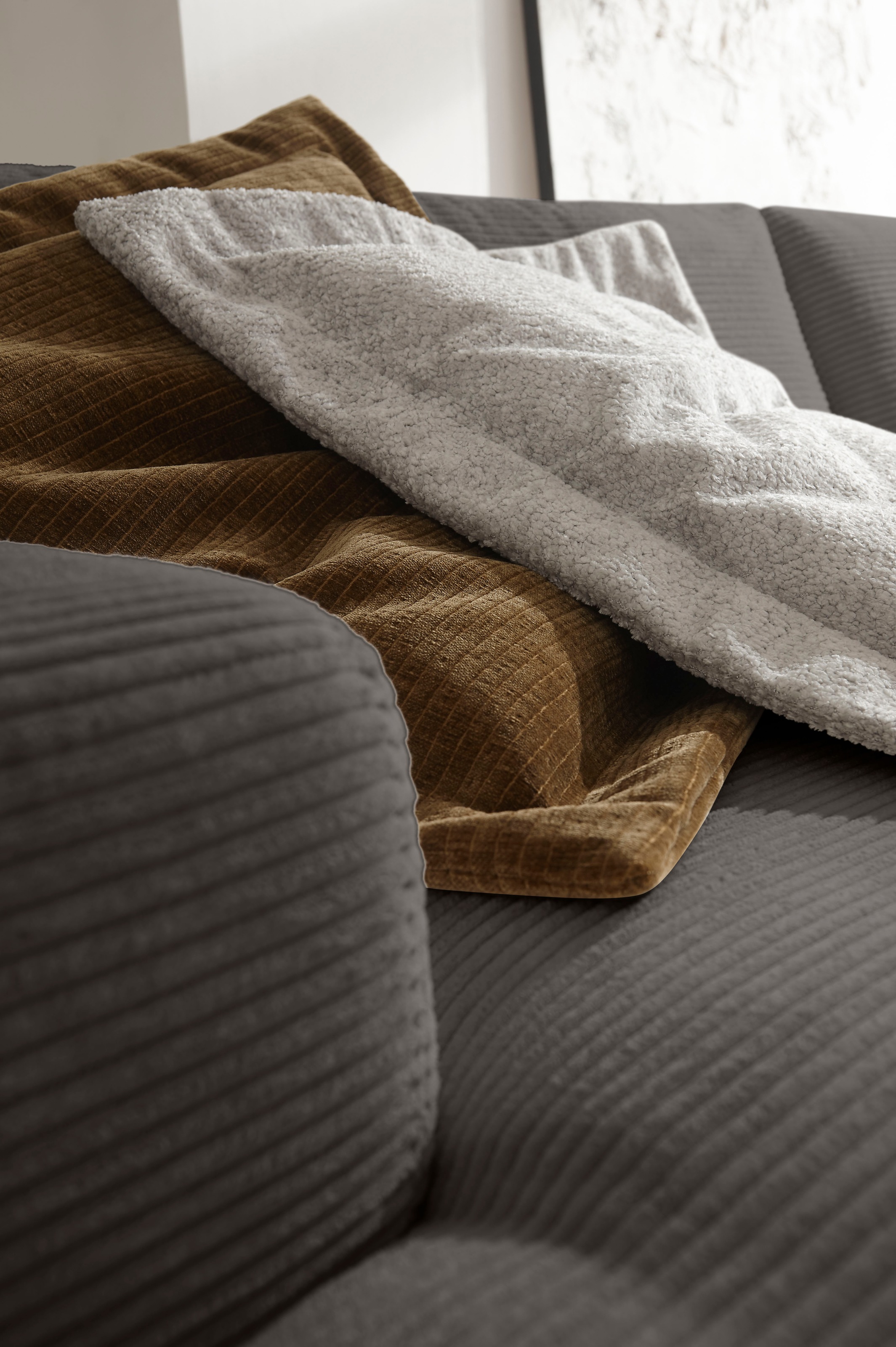 Musterring Loungesofa »Lucia«, Cord-Bezug, Breite 292 cm