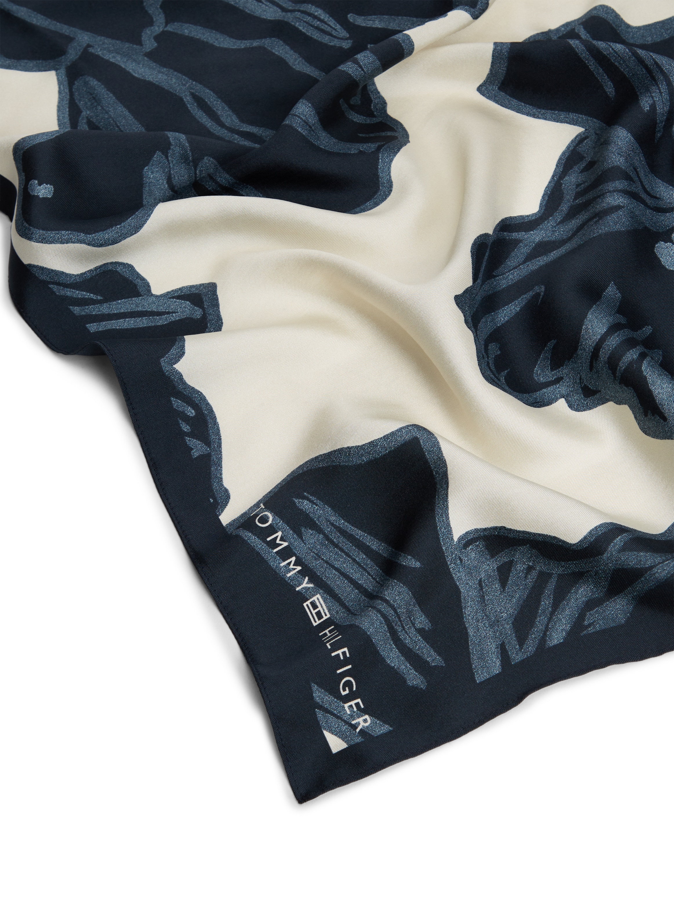 Tommy Hilfiger Seidentuch »TH FLAG FLORAL SILK LARGE SQUARE«