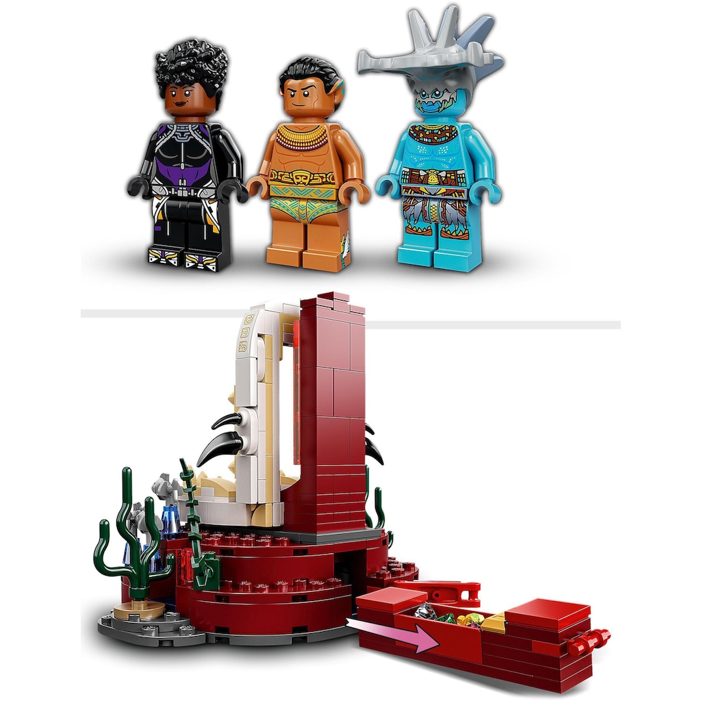 LEGO® Konstruktionsspielsteine »König Namors Thronsaal (76213), LEGO® Marvel«, (355 St.)