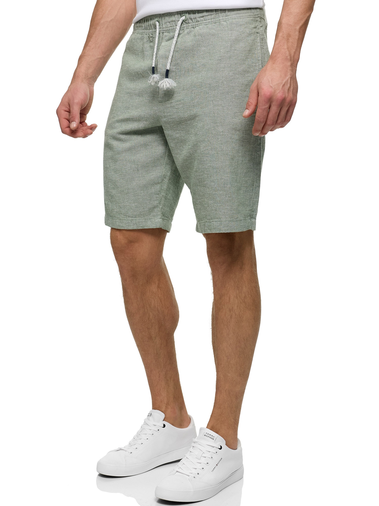 Indicode Leinenhose »INLeoni Shorts«