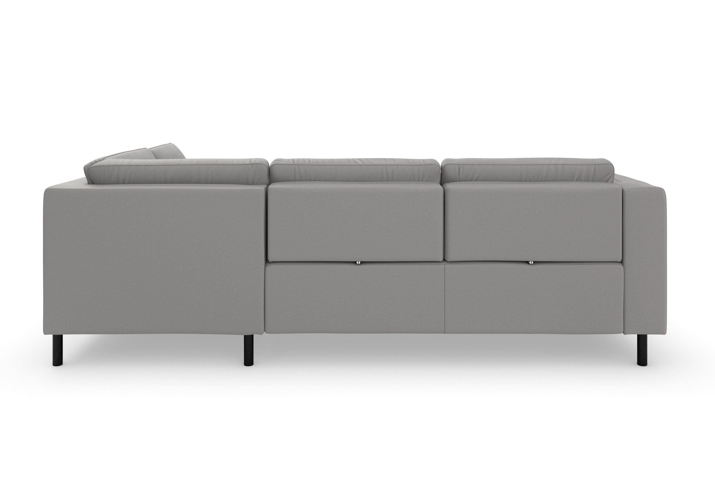 sit&more Ecksofa »Olsen L-Form«, inklusive Sitztiefenverstellung, wahlweise mit Bettfunktion, 15cm hoch