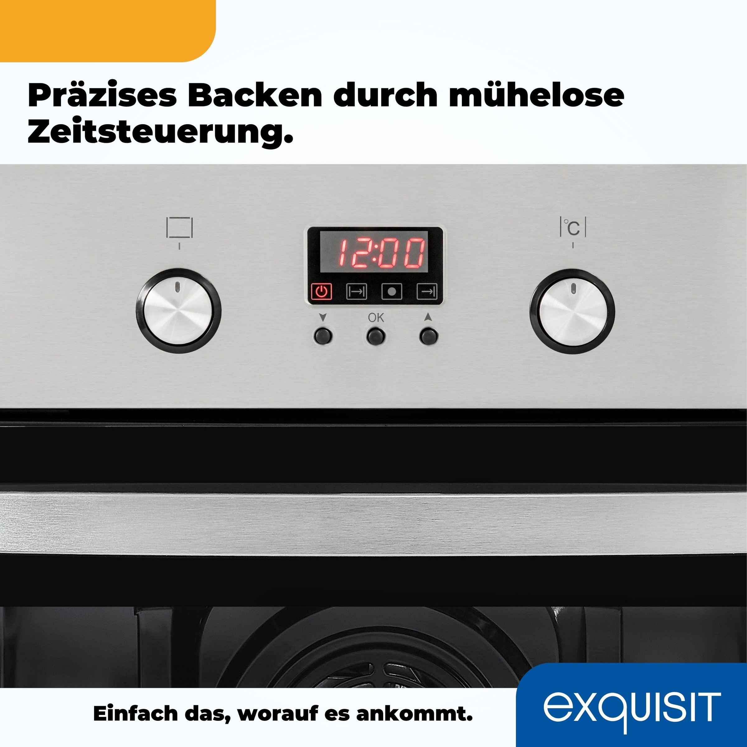 exquisit Backofen-Set »EBE 65-1 H«, mit Teleskopauszug nachrüstbar