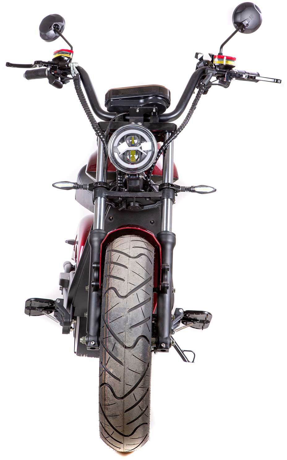 SXT Scooters E-Motorroller »Chopper XL PRO«, bis zu 100 km Reichweite, mit 45 Ah-Akku
