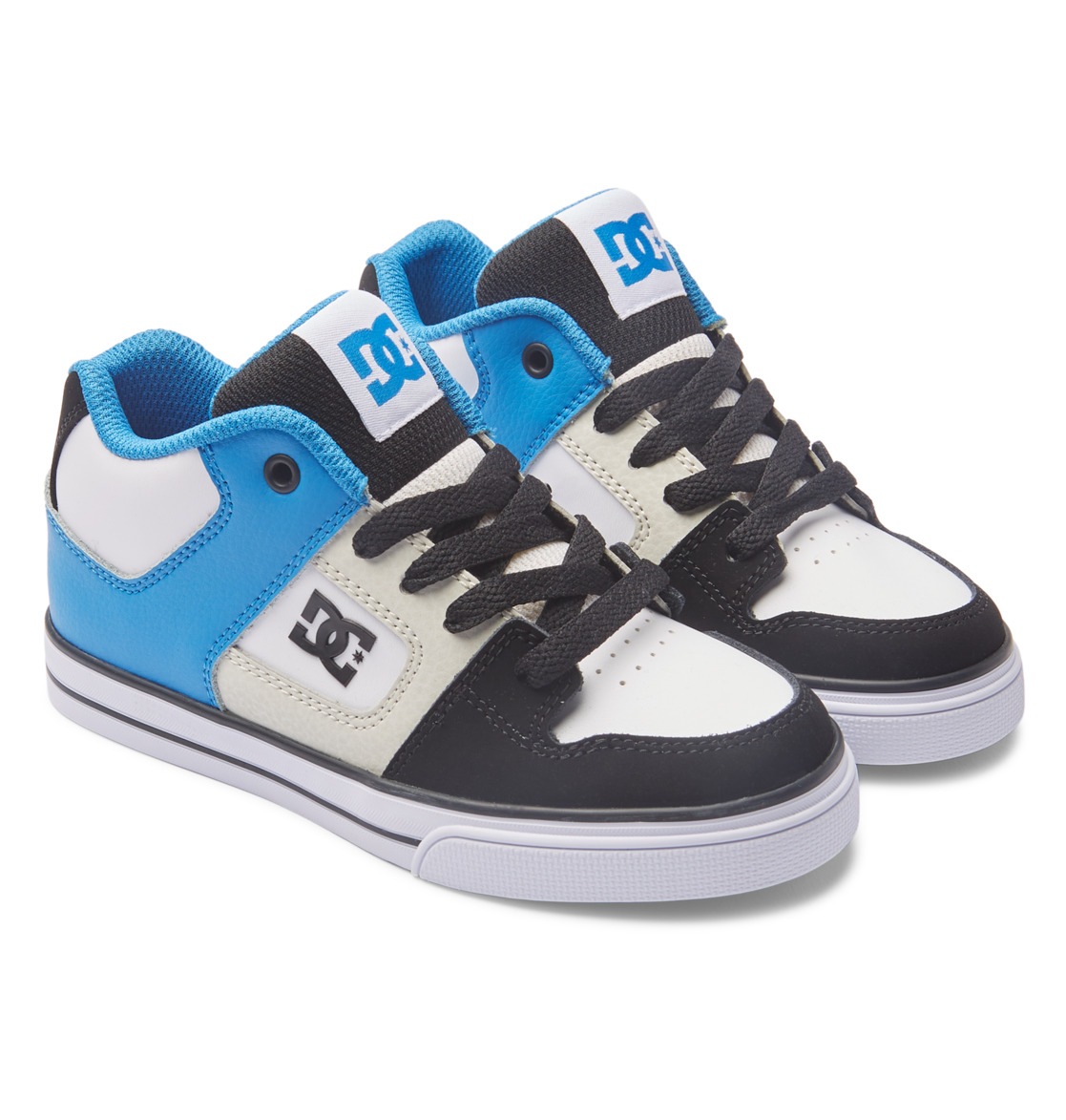 DC SHOES Sneaker »Pure Mid« Black/Blue/Grey 1(32) 1(32) Obermaterial: Leder-, Nubukleder- oder...