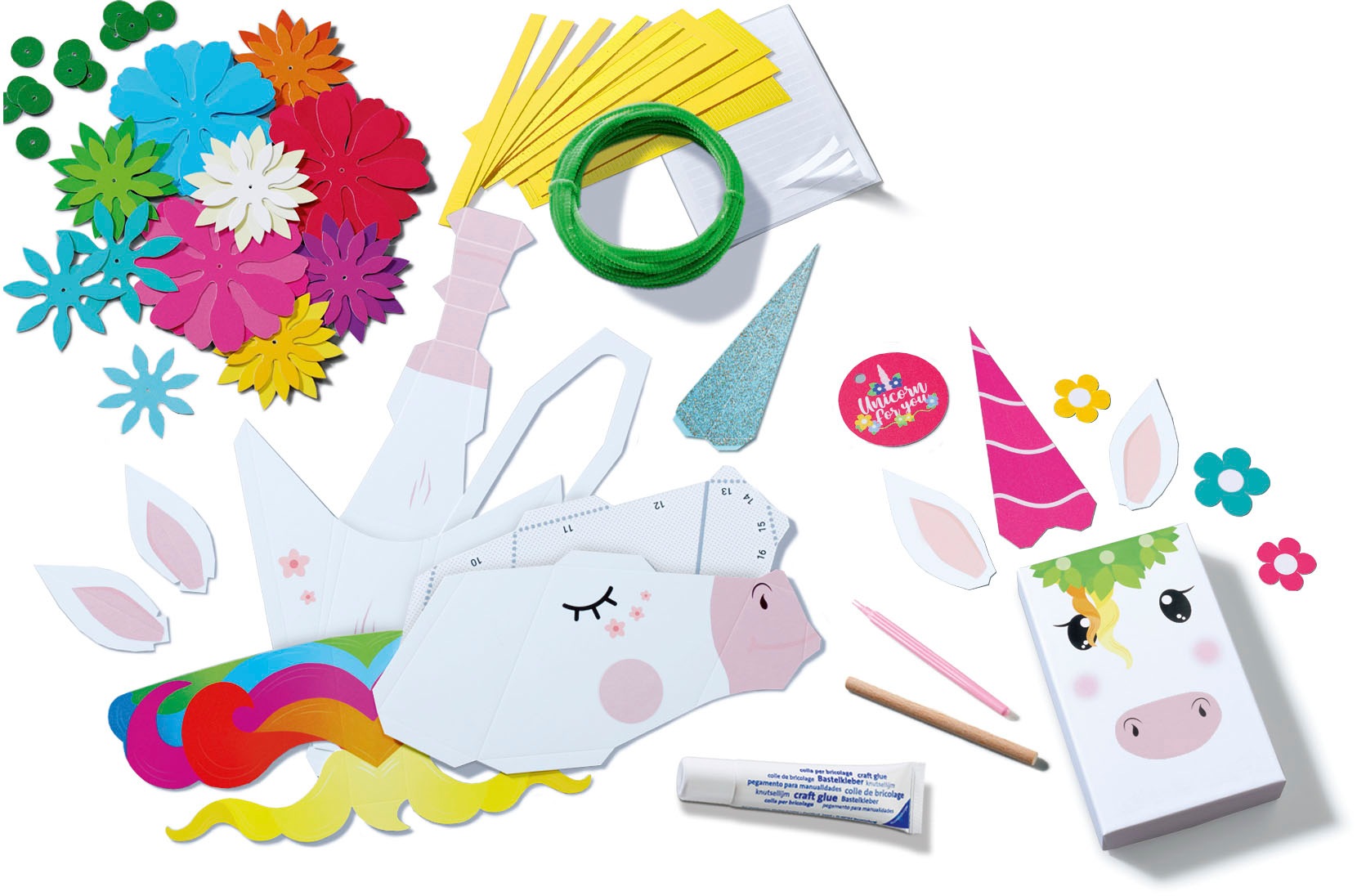 Ravensburger Kreativset »Paper Art Unicorn«, Made in Europe