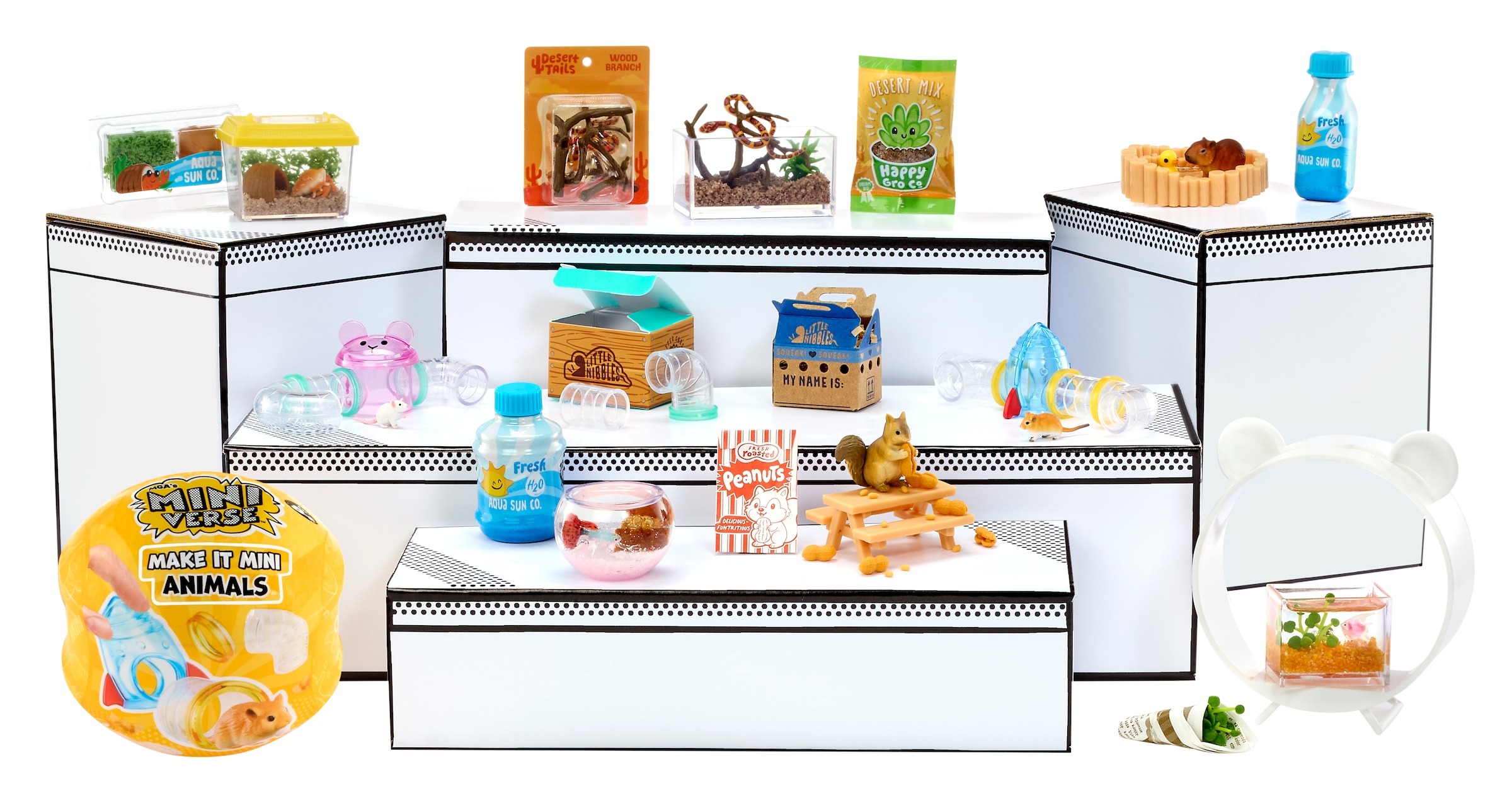 MGA ENTERTAINMENT Kreativset »MGA's Miniverse - Make It Mini Animals Series 3«