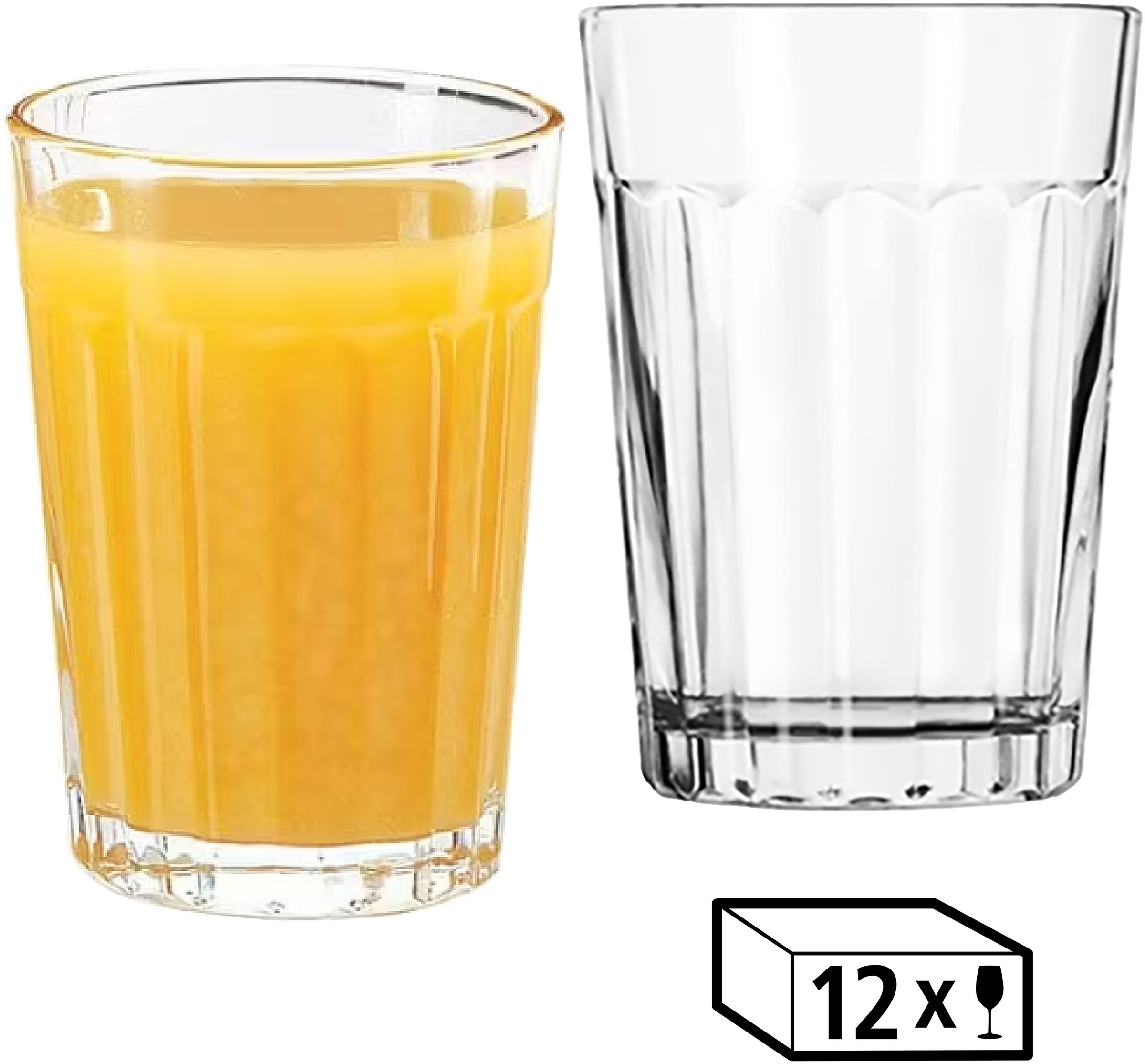 LIBBEY Gläser-Set »Rocks Glas -PANELED TUMBLERS- 207 ml, Ø: 7,5 cm, H: 10,5 günstig online kaufen