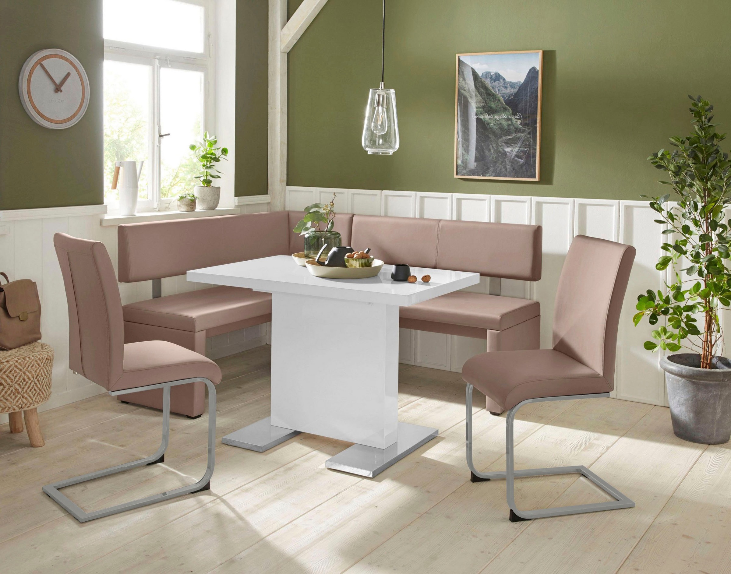 Home affaire Eckbank "Charissa" in 3 Größen, verschiedene Qualitäten günstig online kaufen