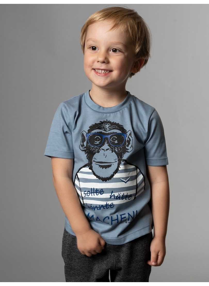 Affen-Druckmotiv« bestellen T-Shirt mit Trigema T-Shirt großem »TRIGEMA