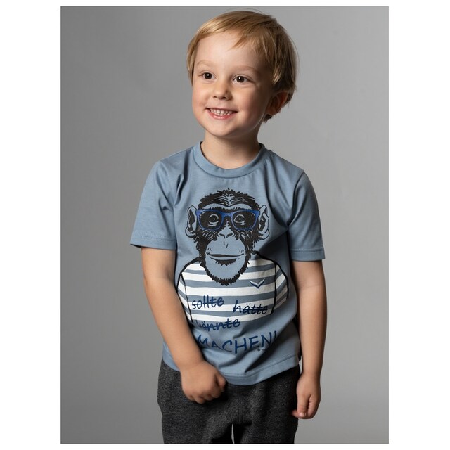 Trigema T-Shirt »TRIGEMA T-Shirt mit großem Affen-Druckmotiv« kaufen