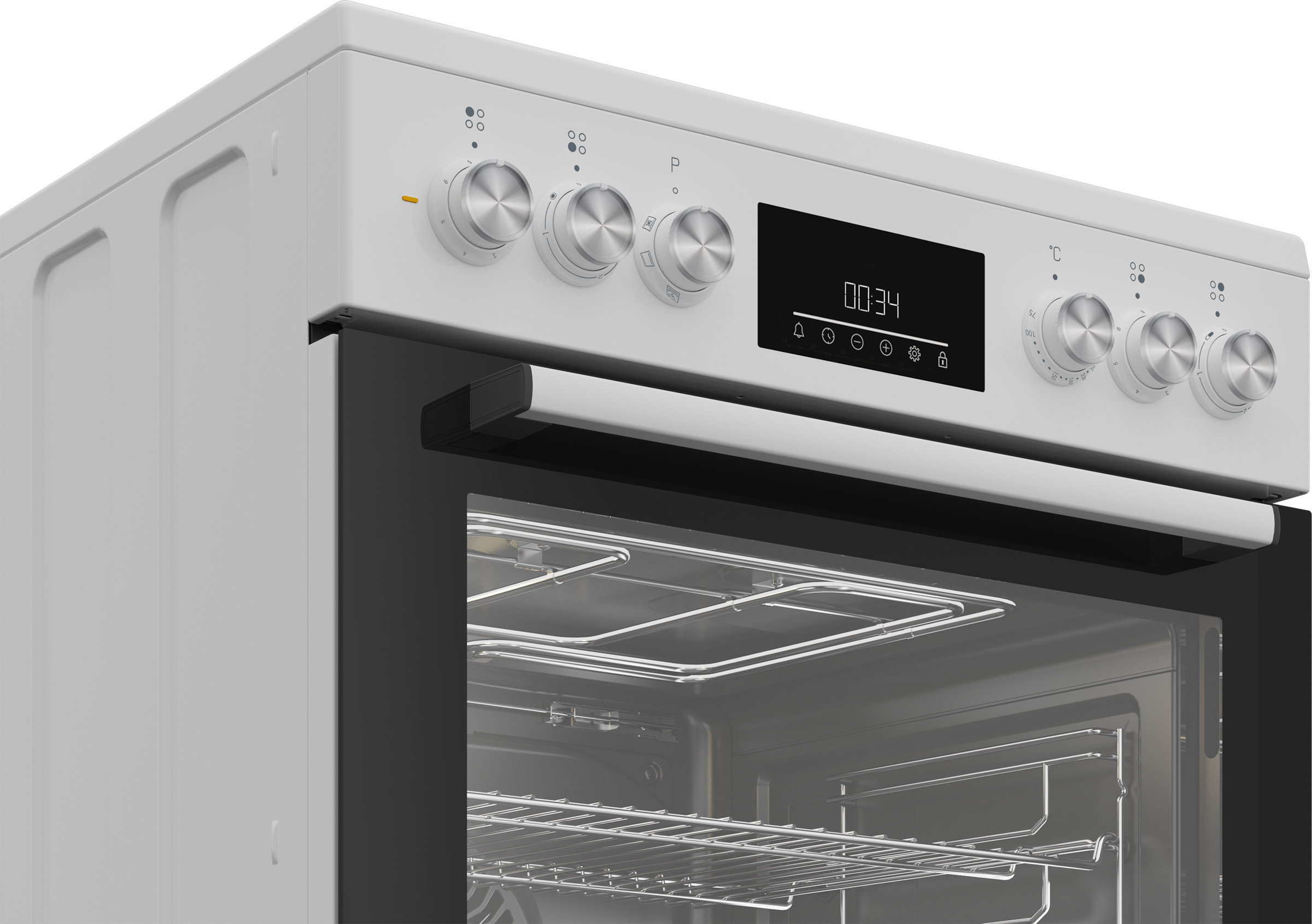 BEKO Elektro-Standherd »FBM67320XS« mit Teleskopauszug nachrüstbar