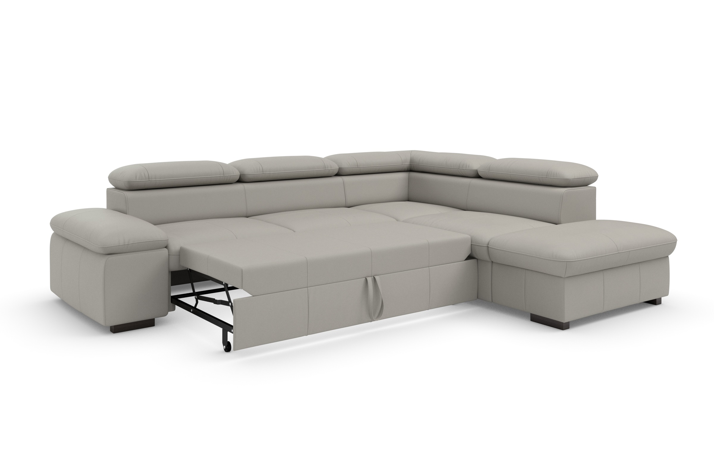 Home affaire Ecksofa »Alberto L-Form«, mit Kopfteilverstellung, wahlweise mit Bettfunktion