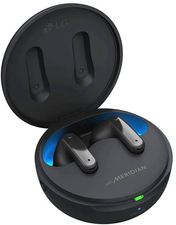 LG In-Ear-Kopfhörer »TONE Free DFP9«, Bluetooth-Wireless, Active Noise Cancelling (ANC)-Sprachsteuerung-UV-Reinigung-LED Ladestandsanzeige-Rauschunterdrückung-Echo Noise Cancellation (ENC)