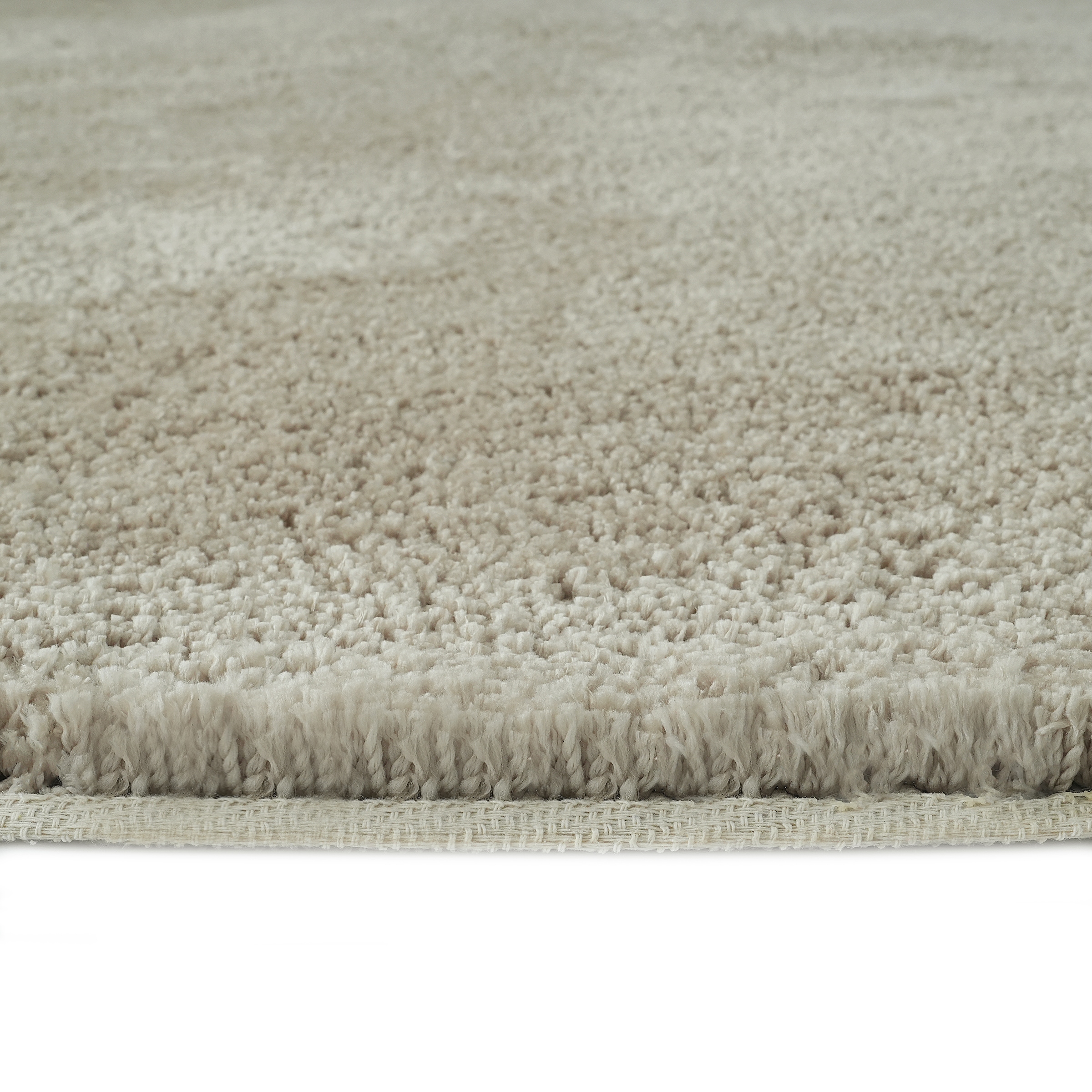 LeGer Home by Lena Gercke Hochflor-Teppich »Halrum, einfarbig, besondere Form, modern«, U-förmig, 25 mm Höhe, organische Form, bean shape, kuschelig, Wohnzimmer, Schlafzimmer