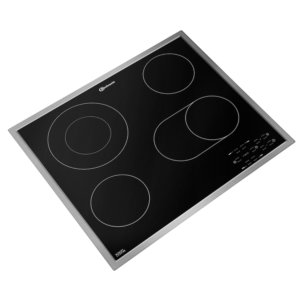 BAUKNECHT Backofen-Set »BAKO4 HR6 BLACK«, BIR4 DH8FS2 ES, mit 2-fach-Teleskopauszug, Hydrolyse, (Set)