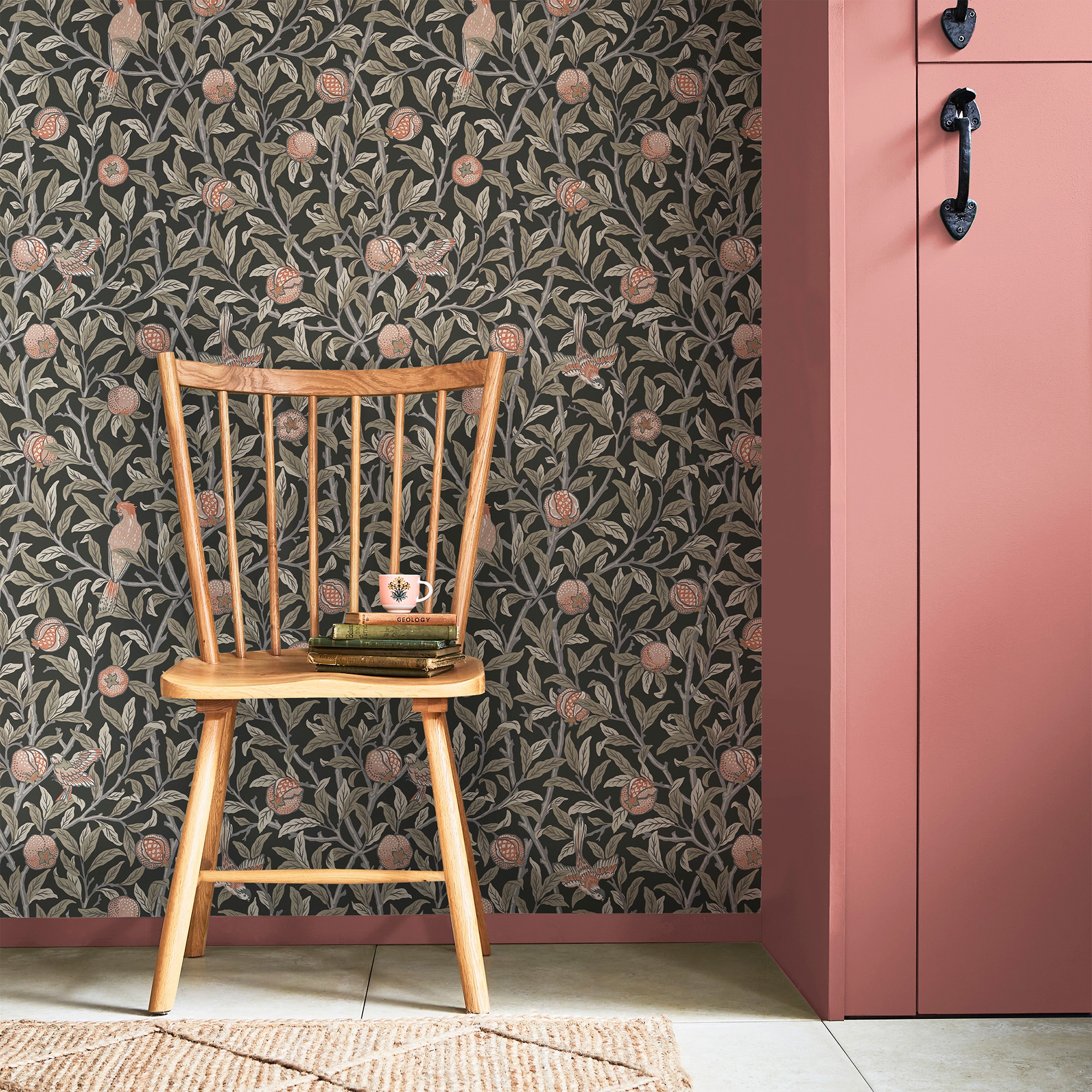 WILLIAM MORRIS AT HOME Vliestapete »Bird & Pomegranate« Retro texturiert Design Tapeten