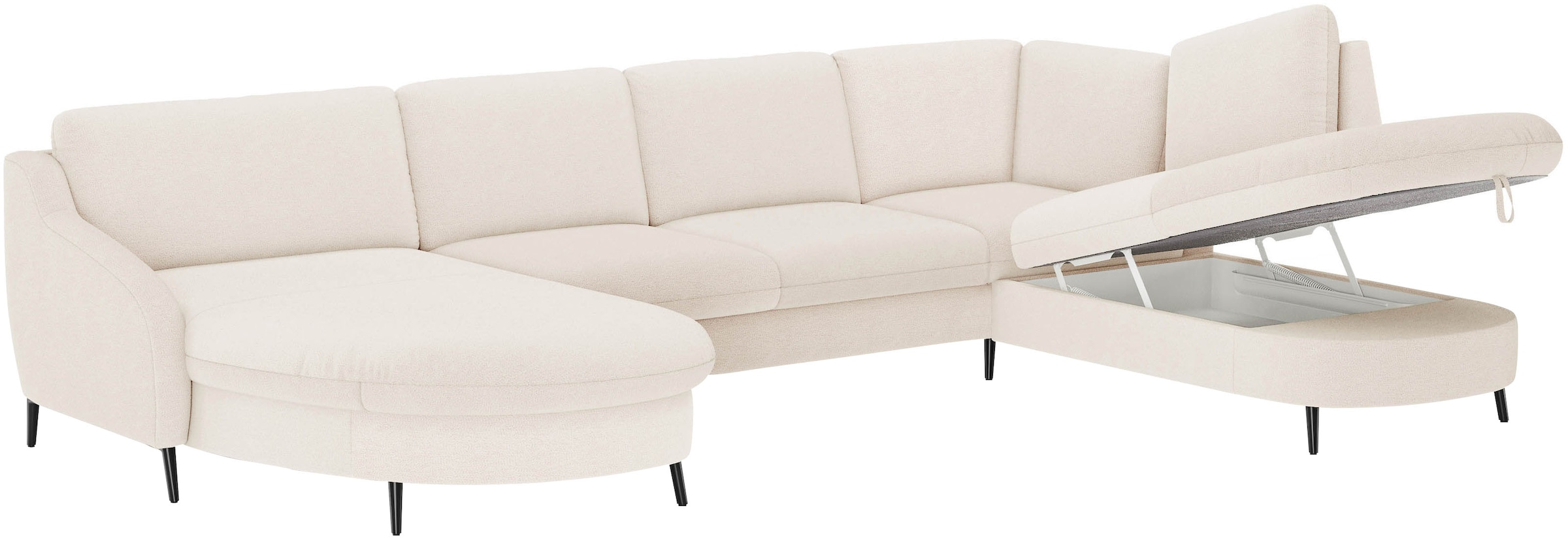sit&more Wohnlandschaft »Soul U-Form«, wahlweise mit Bett und Bettkasten