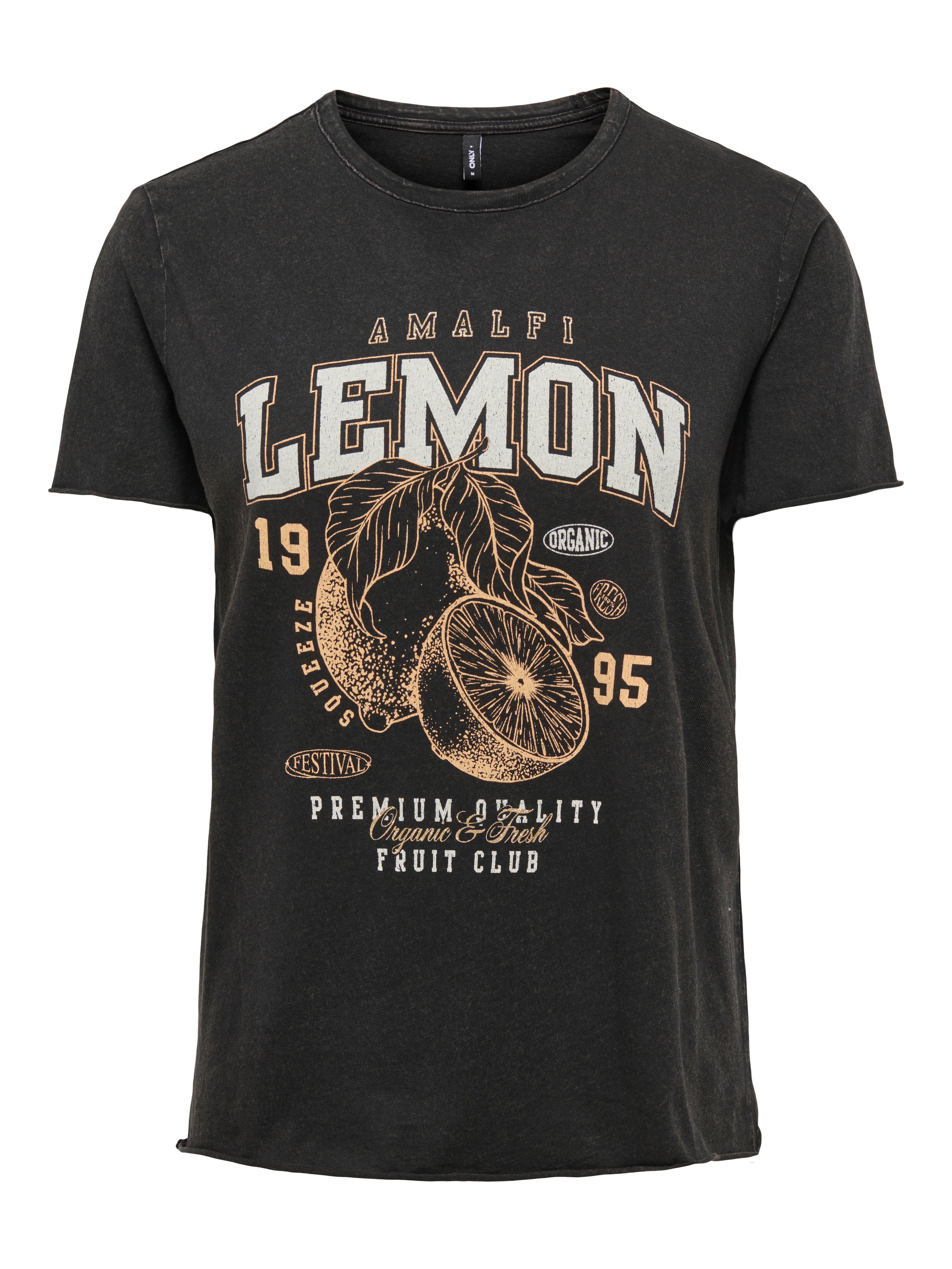 ONLY Rundhalsshirt »ONLLUCY REG S/S TOP JRS NOOS« Baumwolle, regular fit, unterschiedlich bedruckt